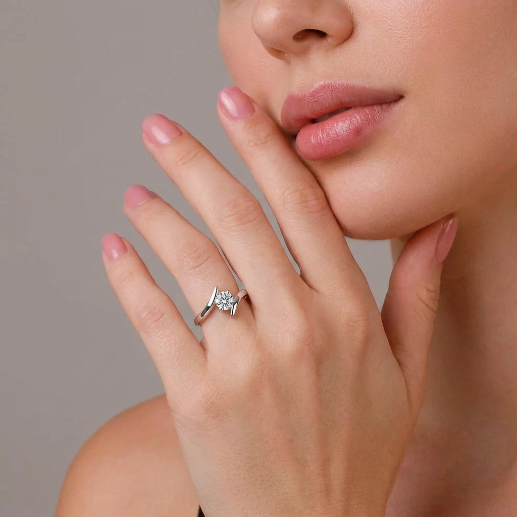 Celyssa Cubic Zirconia Adjustable Ring