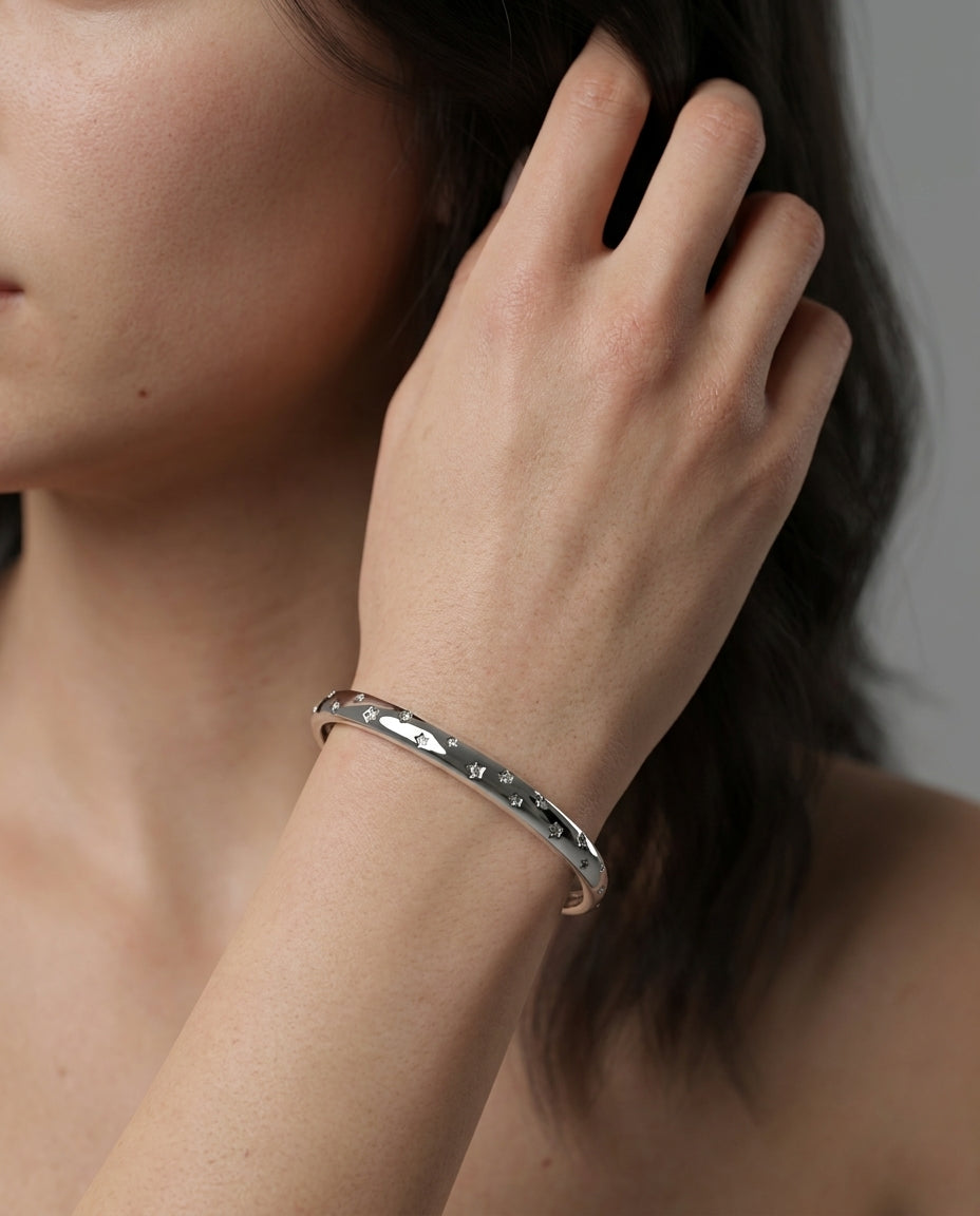 Celyssa Sienna Star Set Cuff Bracelet