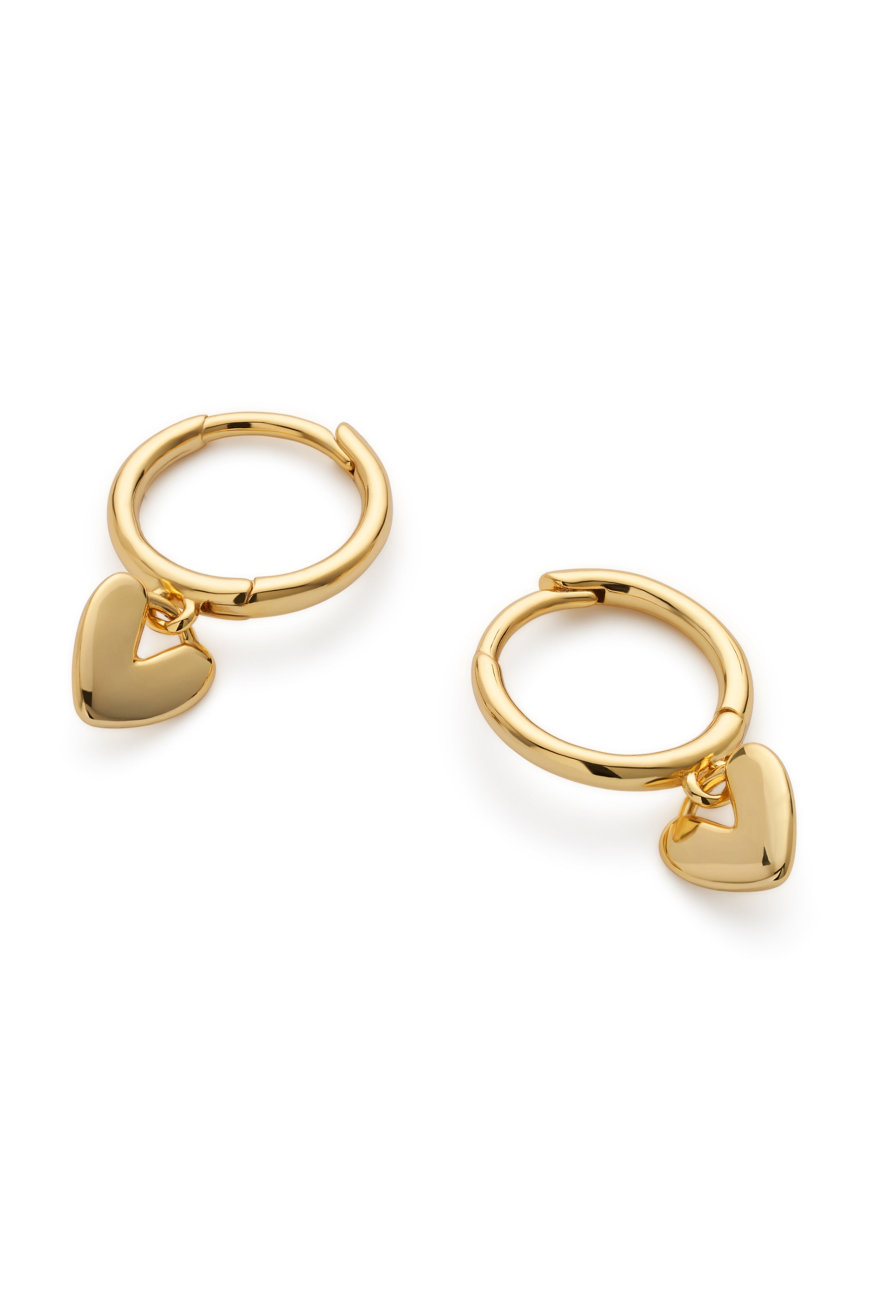 Celyssa Heart Hoop Earrings