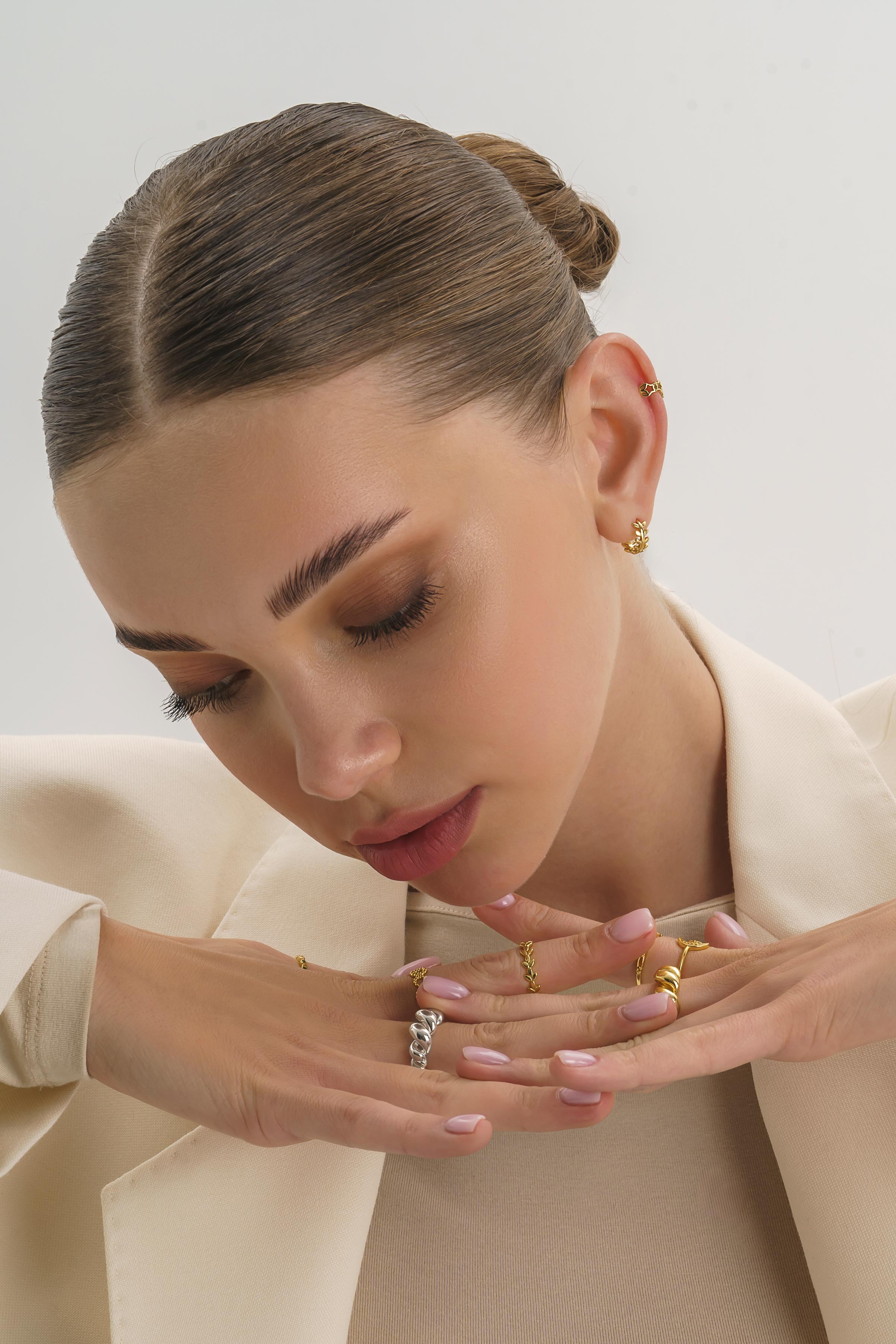 Celyssa Tiny Huggie Hoop Earrings
