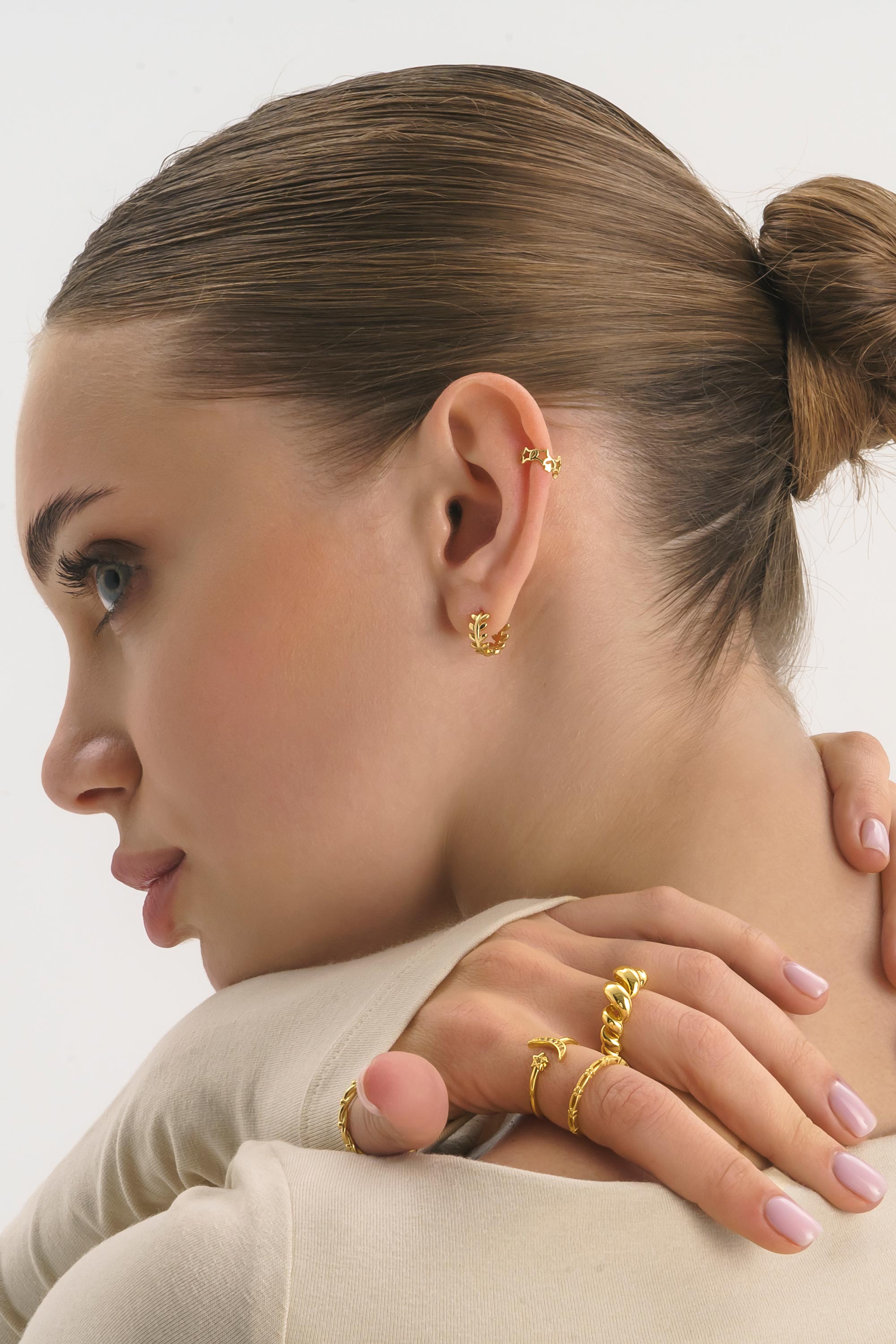Celyssa Tiny Huggie Hoop Earrings