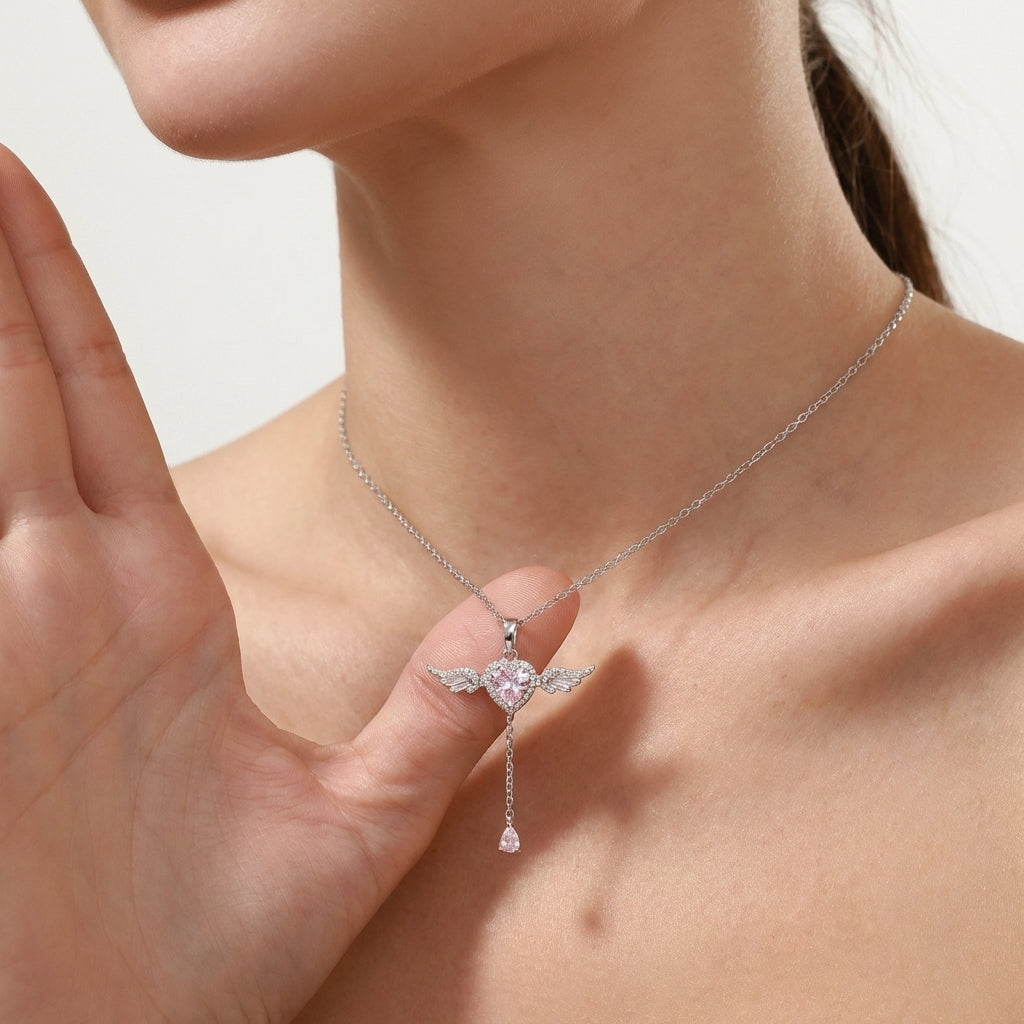 Celyssa Angel's Love Angel Wing Necklace