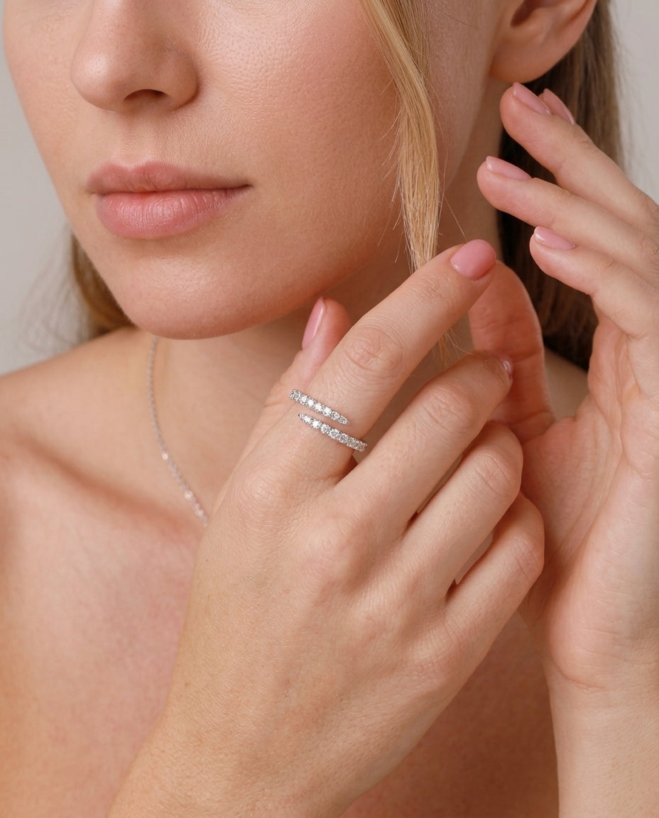 Crystal Layer Ring