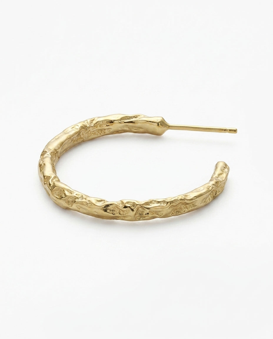 Celyssa Medium Thin Hoop Earrings