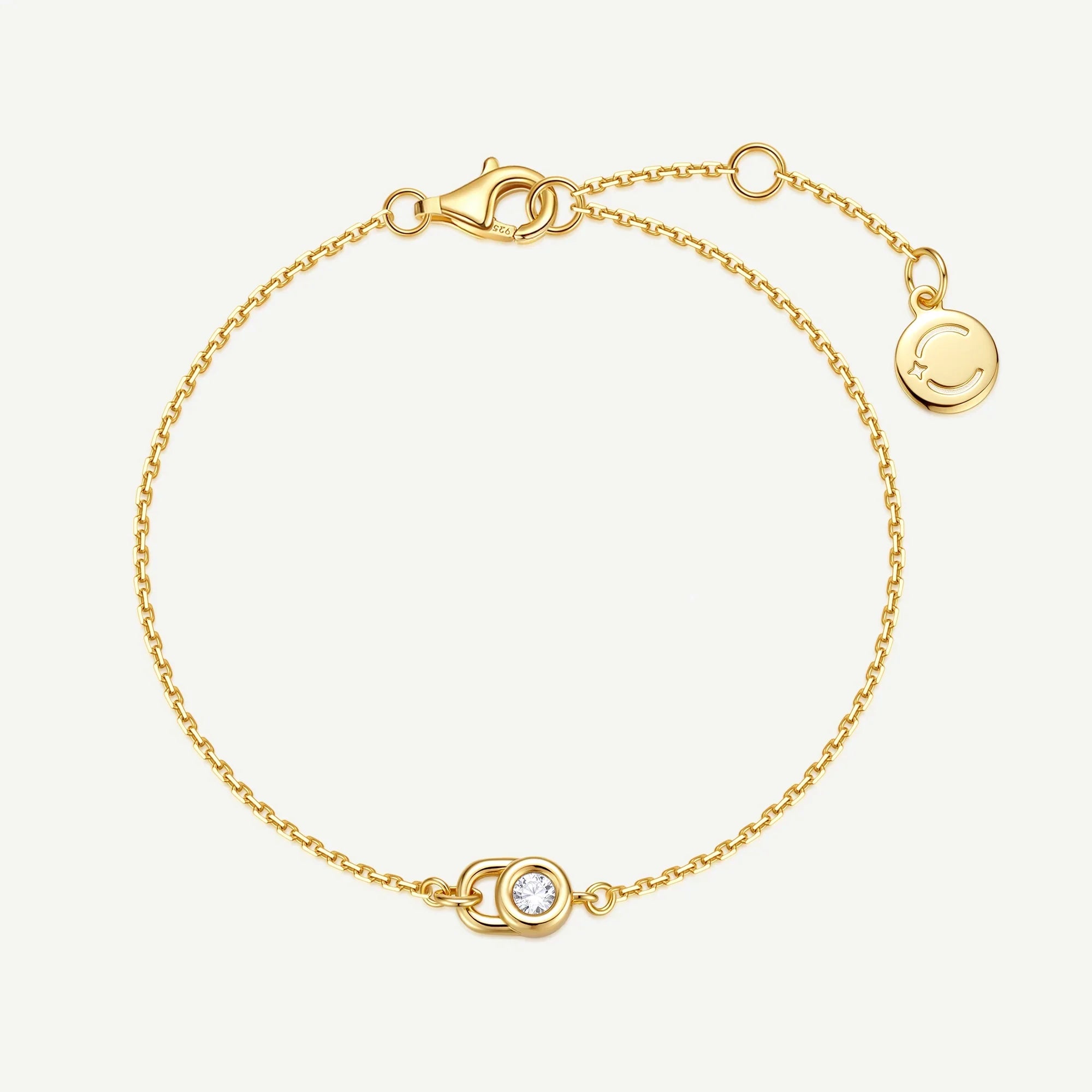 Celyssa Lock Pendant Bracelet