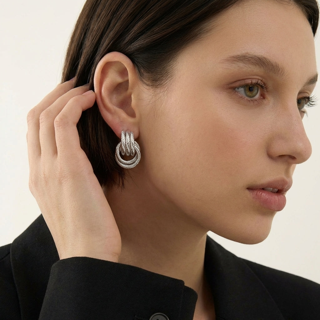 Celyssa Giro Bella Knot Earrings