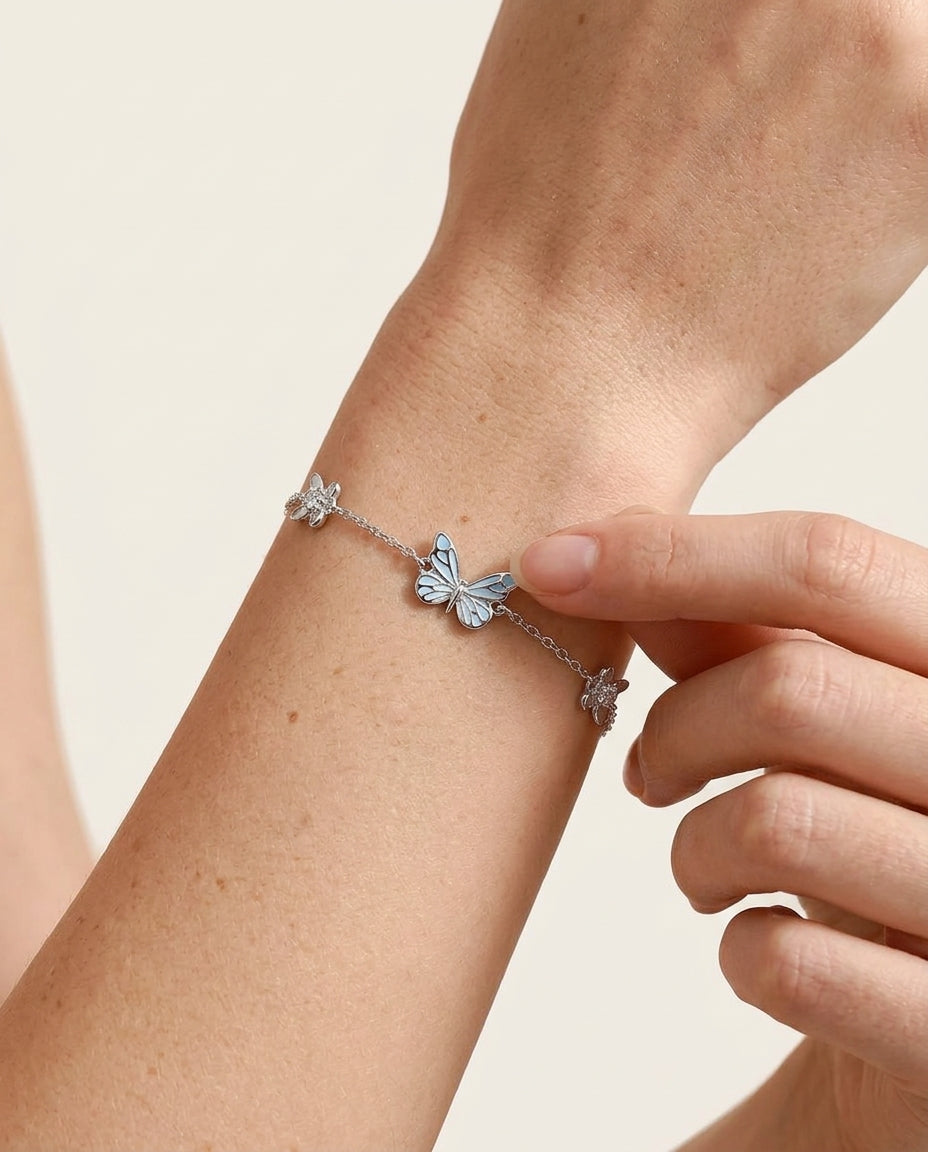 Celyssa Starlight Butterfly Glow in the Dark Bracelet