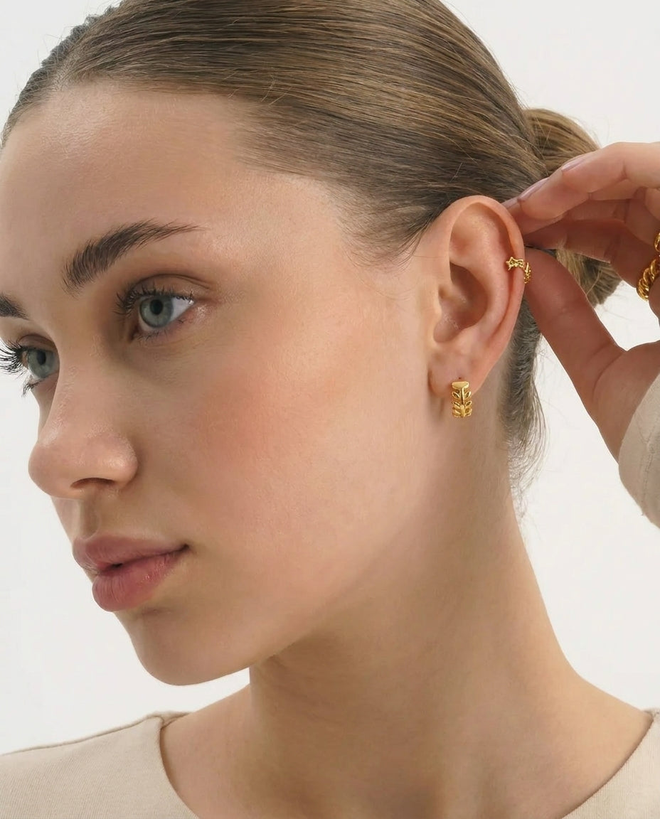 Celyssa Tiny Huggie Hoop Earrings