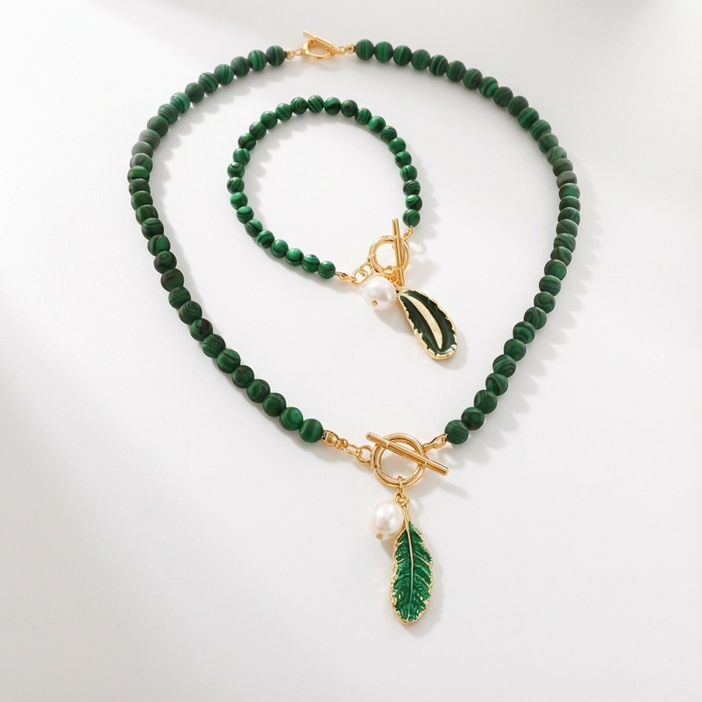 Celyssa Emerald Grace Green Pendant Necklace