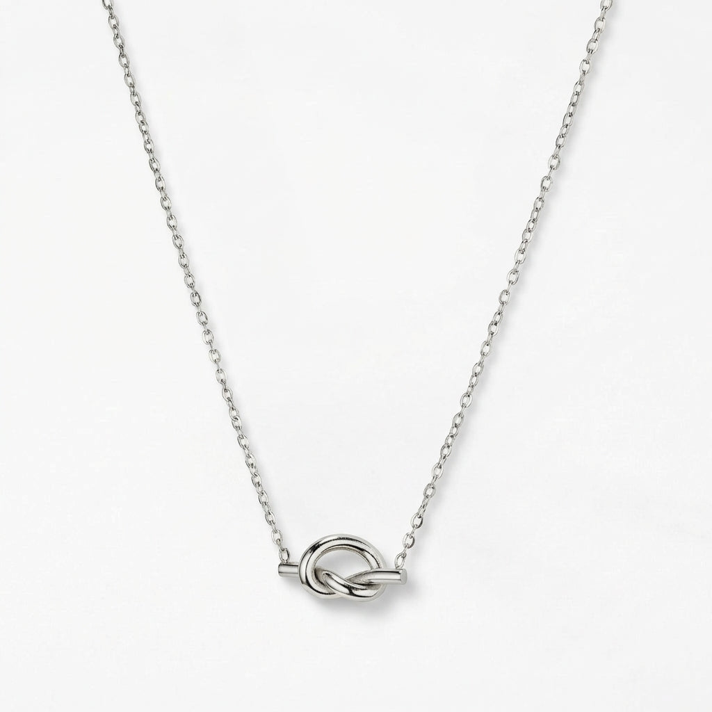 Celyssa Love Knot Dainty Pendant Necklace