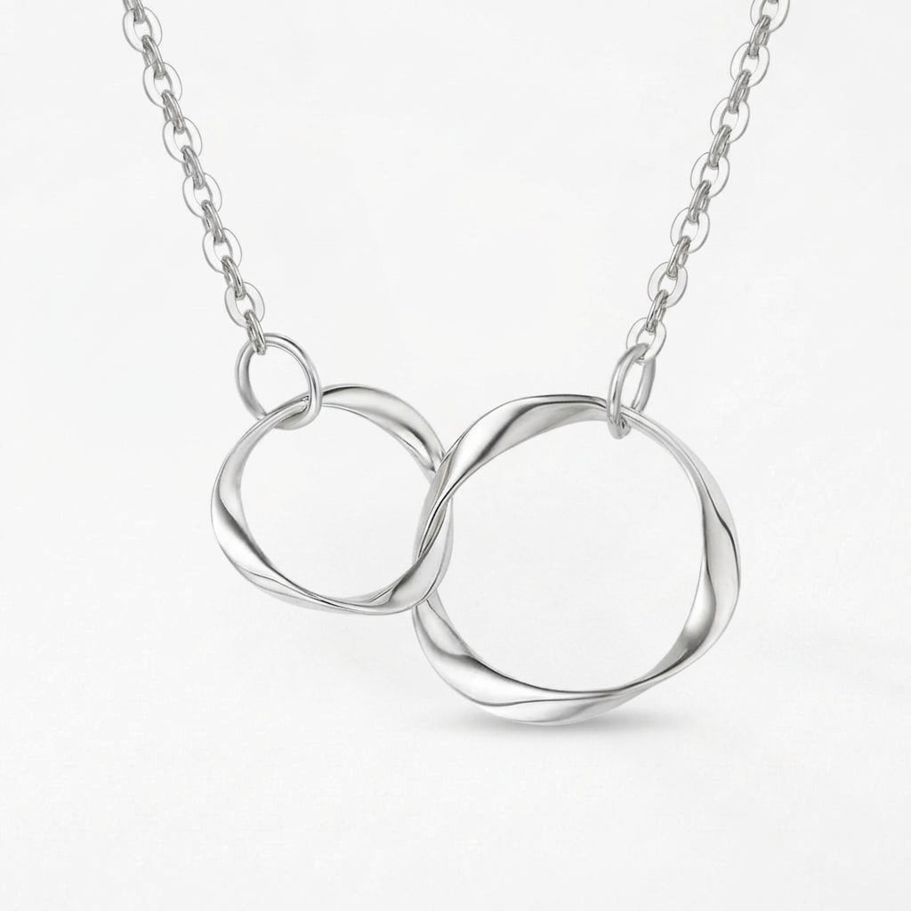 Celyssa Double Circle Interlocking Necklace