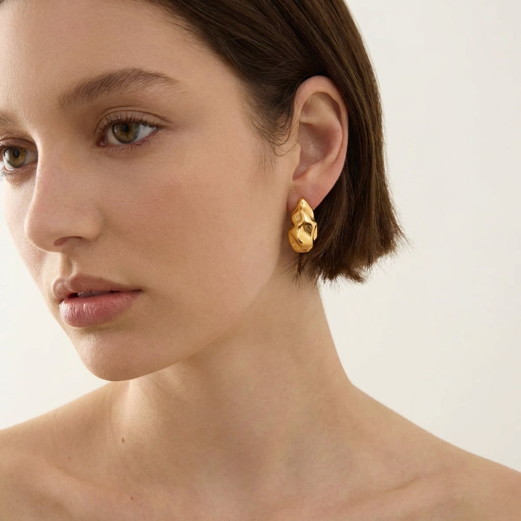 Celyssa Molten Muse Stud Earrings