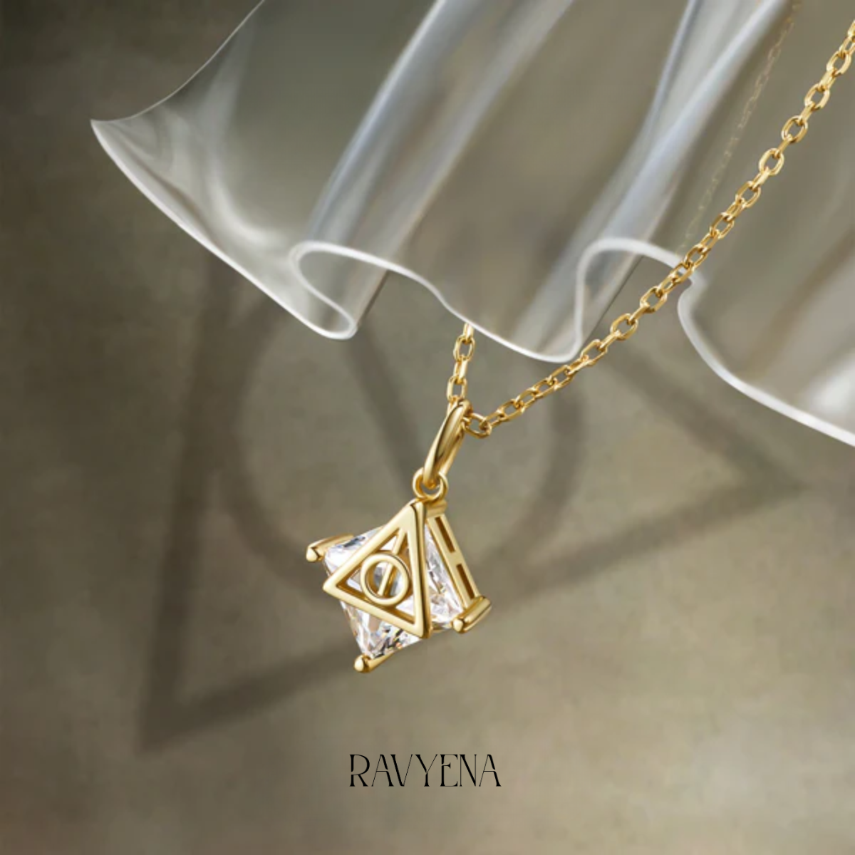 Celyssa Geometric Symbol Pendant Necklace