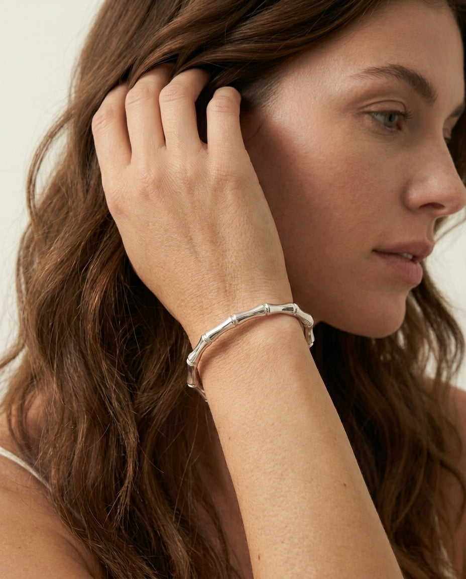 Celyssa Bamboo Stackable Bangle Bracelet