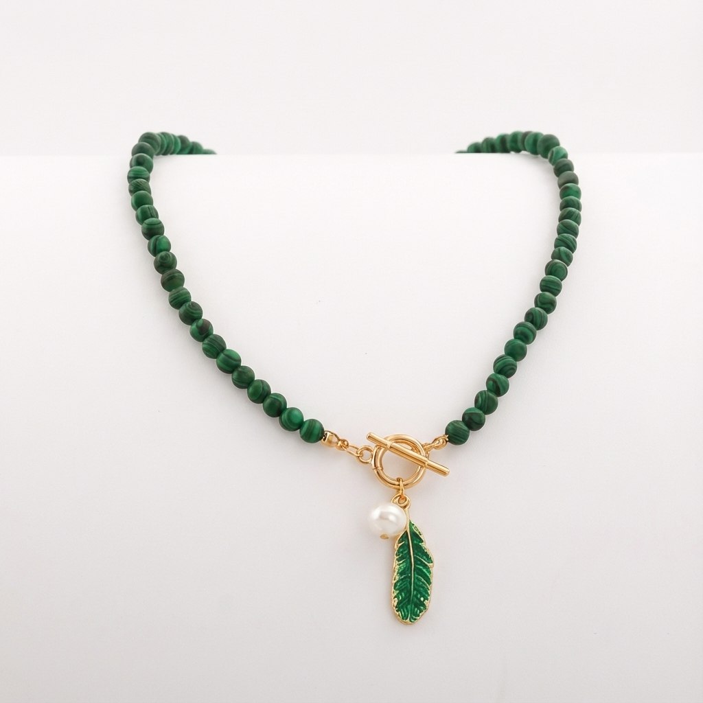 Celyssa Emerald Grace Green Pendant Necklace