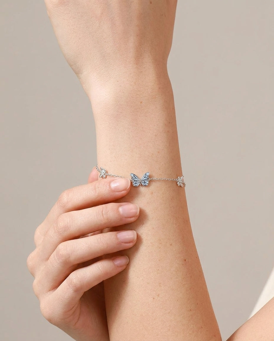Celyssa Starlight Butterfly Glow in the Dark Bracelet