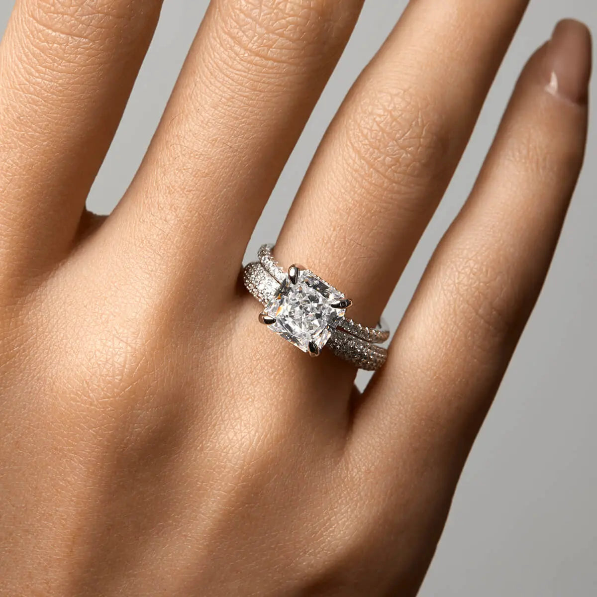 Celyssa Crystal Claw Stacking Ring
