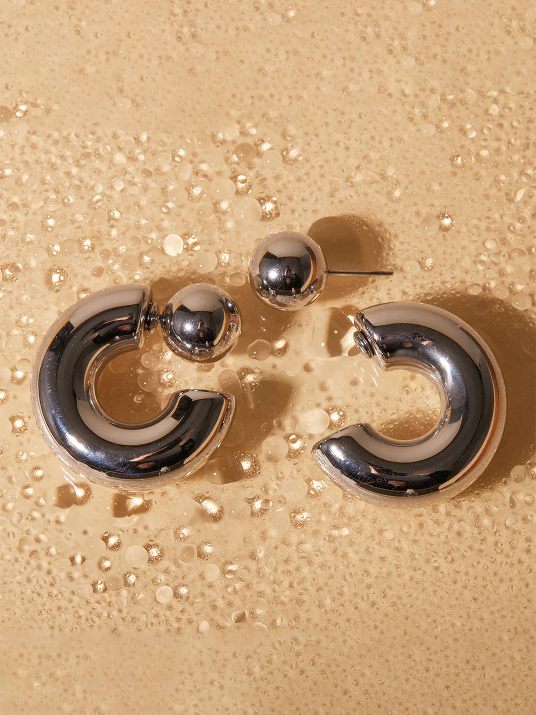 Celyssa Chunky C Shaped Earrings