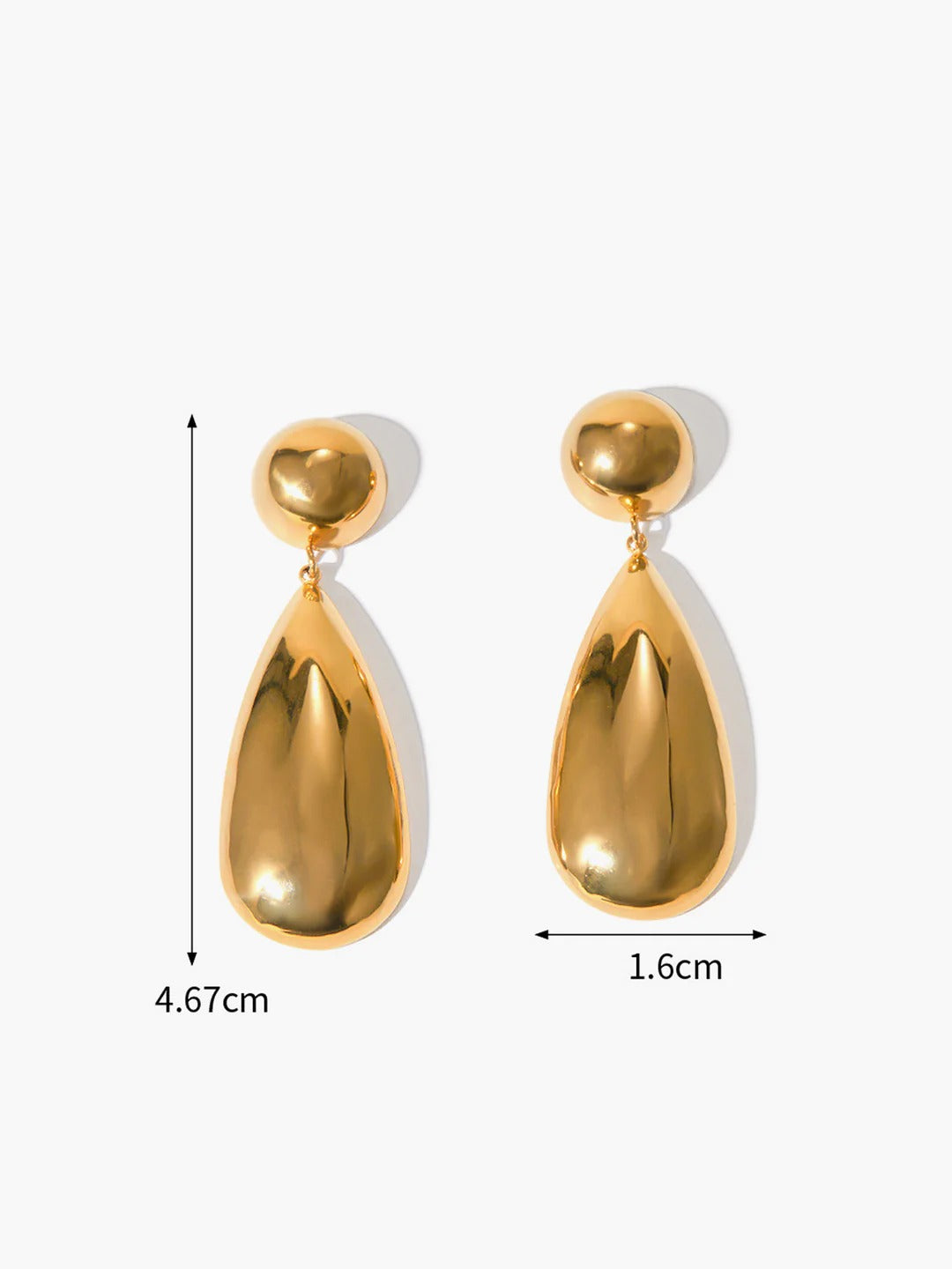 Celyssa Goccia Teardrop Drop Earrings