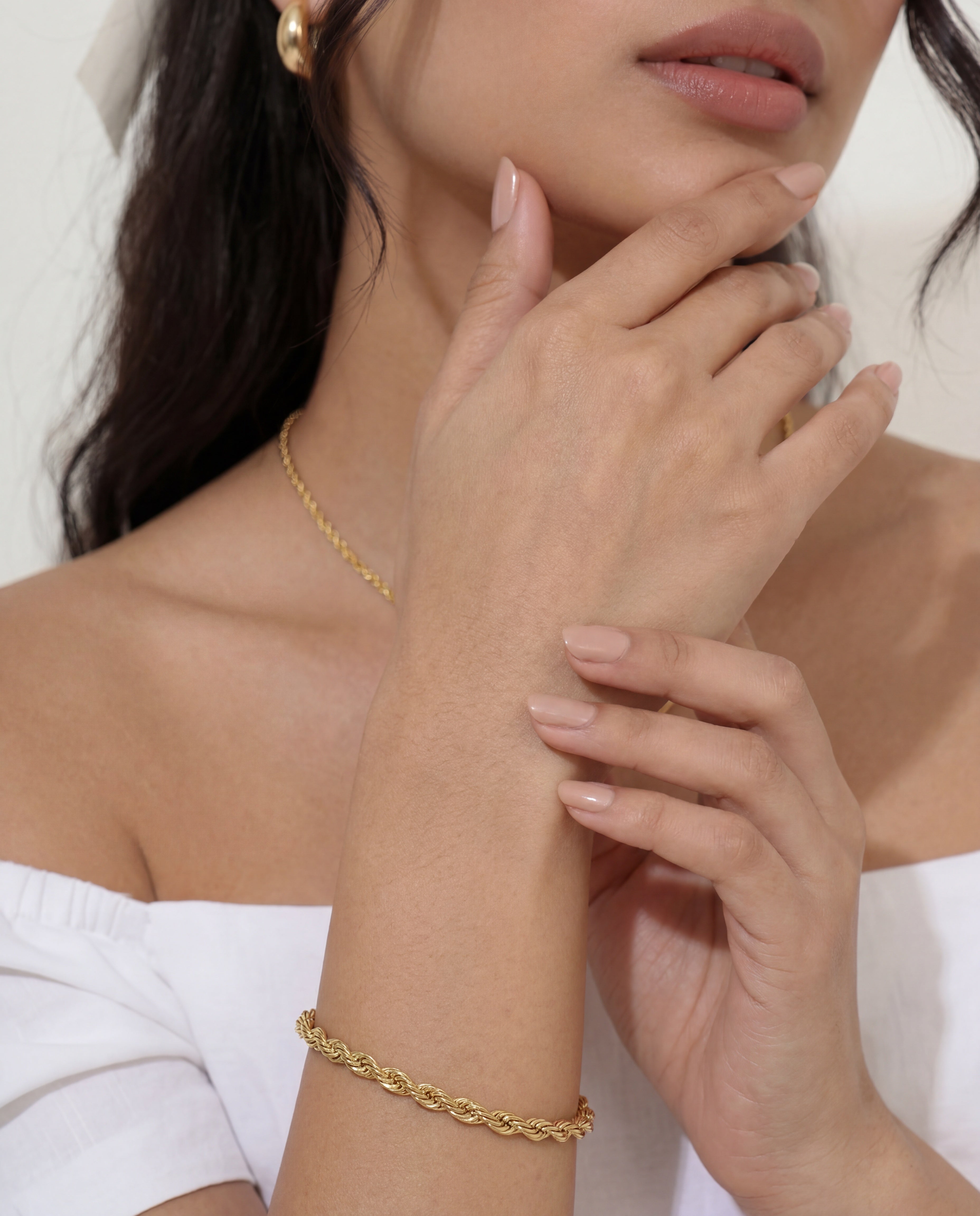 Celyssa Twisted Rope Chain Bracelet