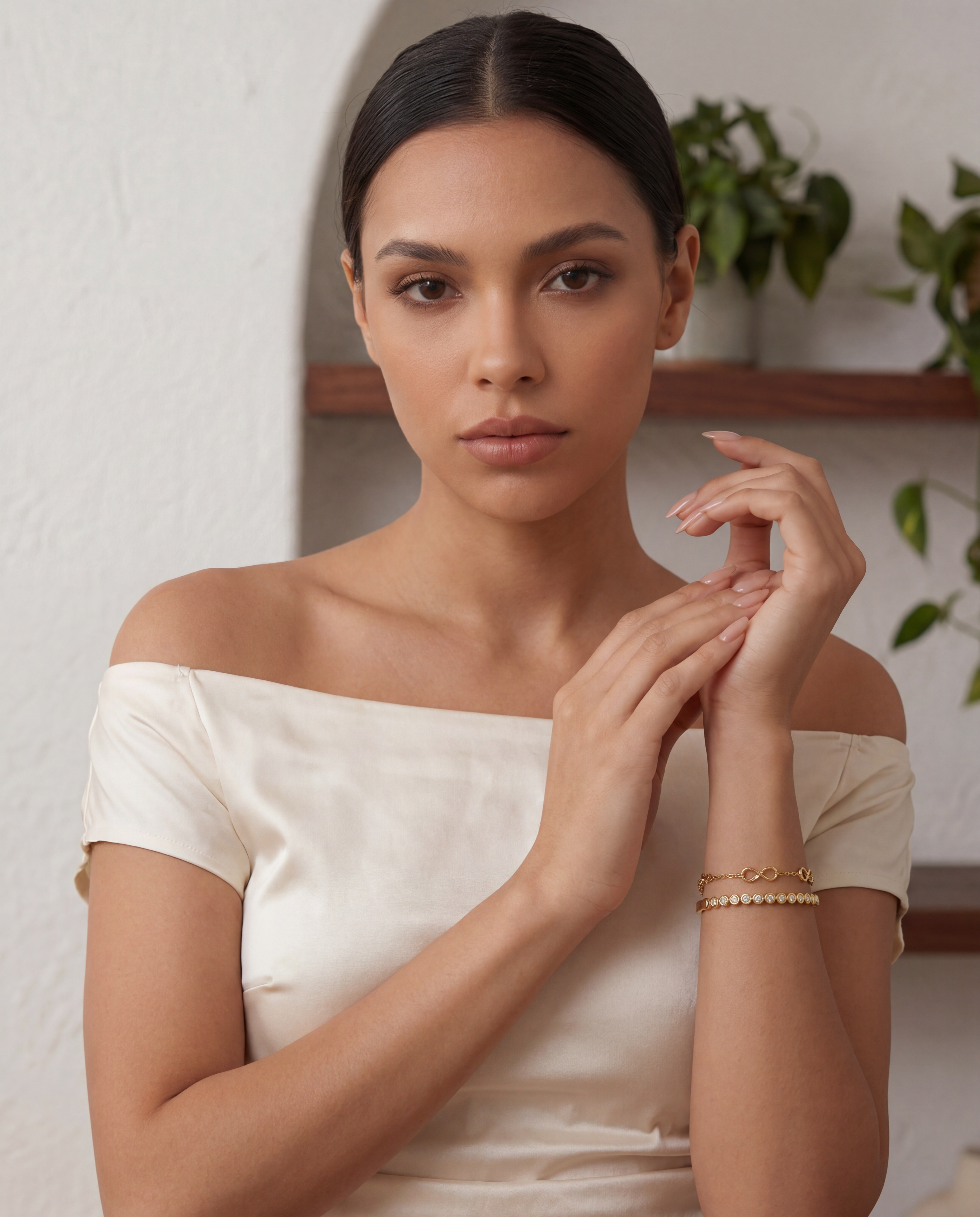 Celyssa Chunky Solitaire Tennis Bangle