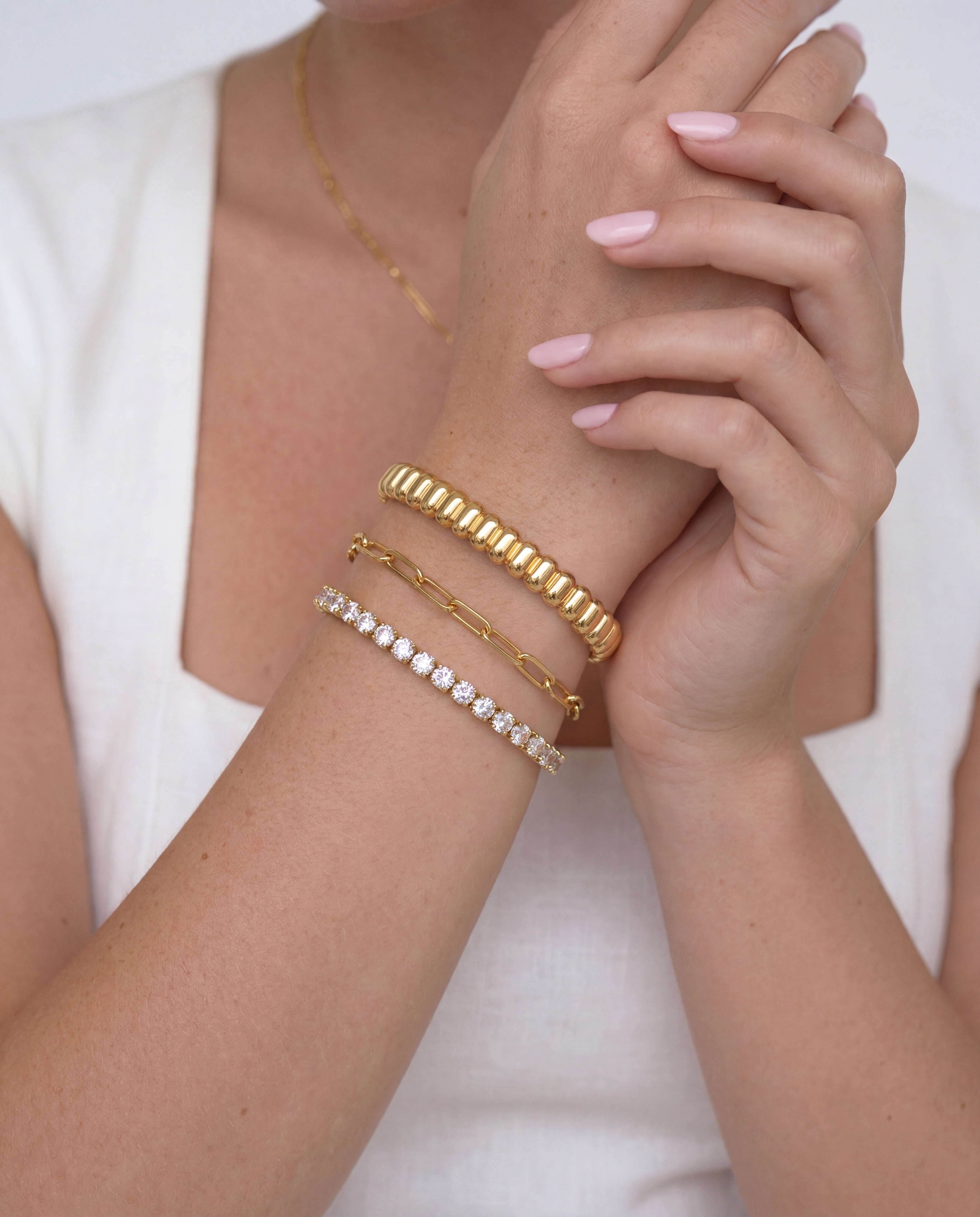 Celyssa Paperclip Link Chain Bracelet