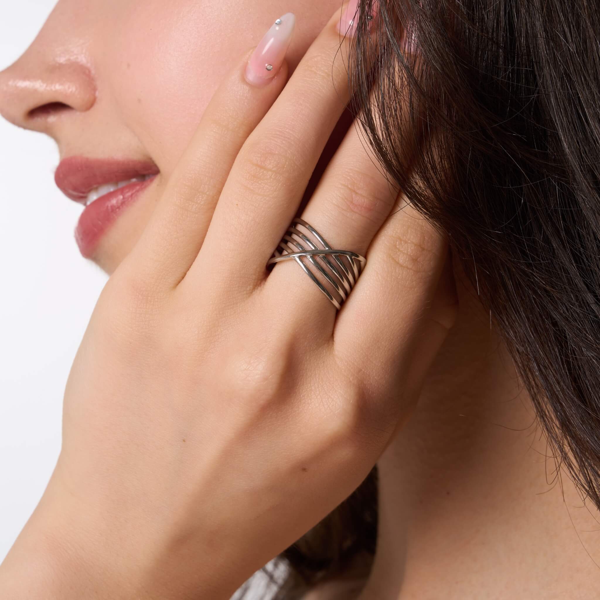 Celyssa Miranda Adjustable Sculptural Ring