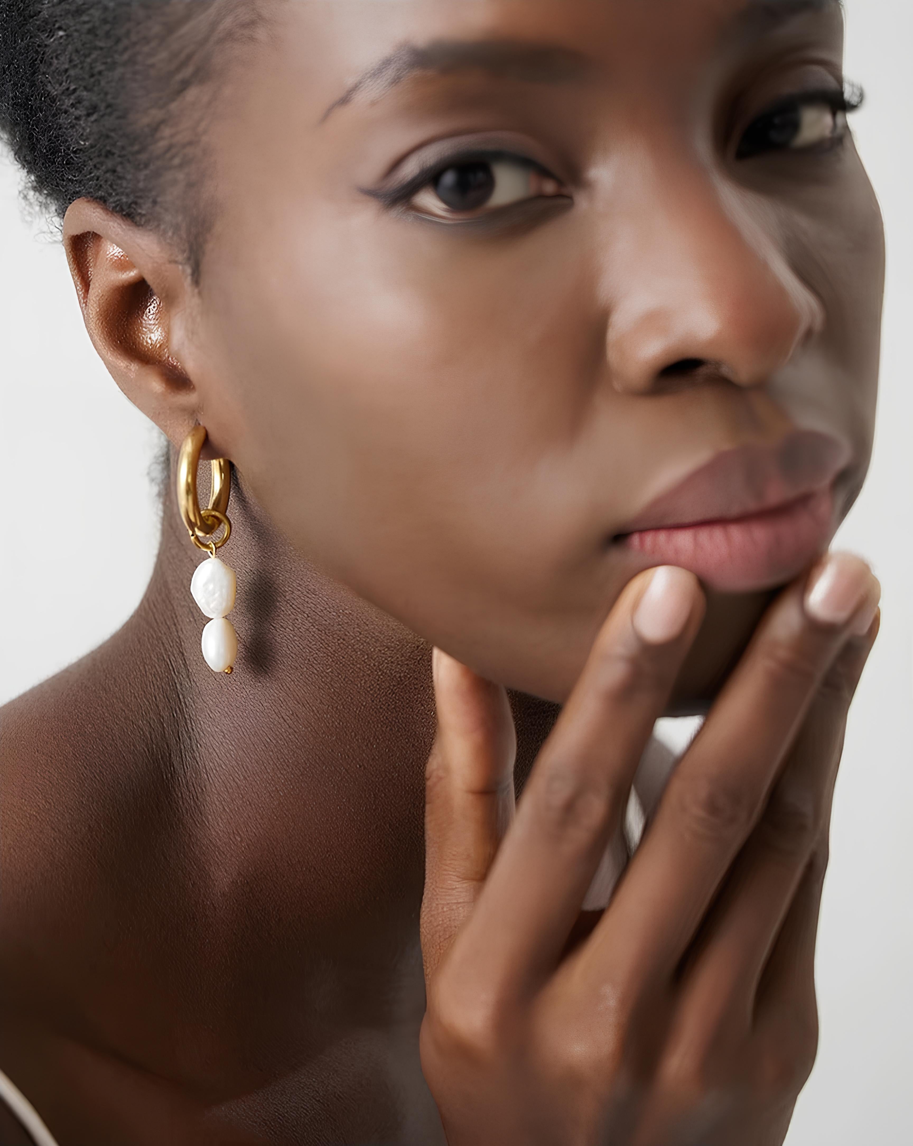 Celyssa Tears of the Sea Freshwater Pearl Earrings