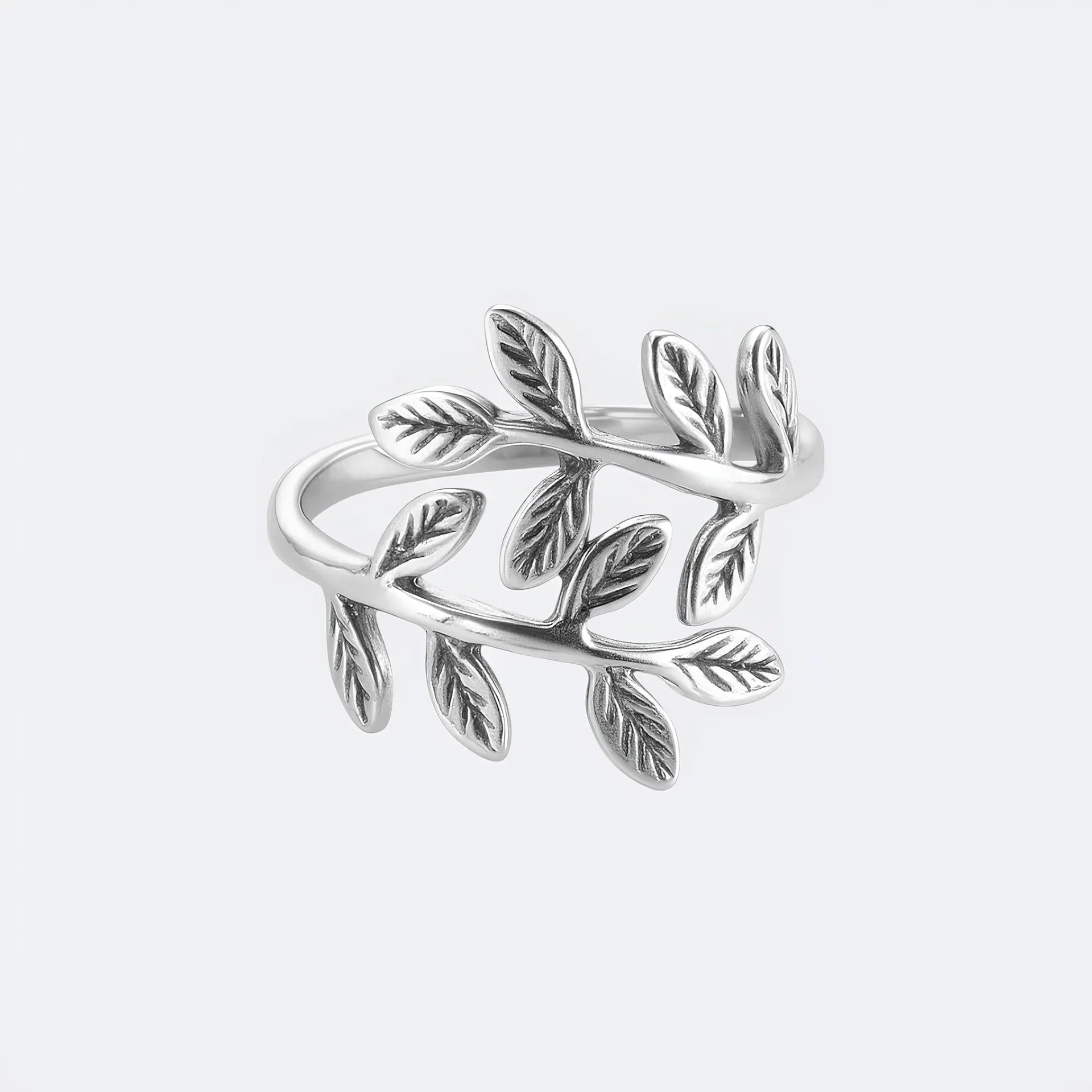 Celyssa Palestine Olive Leaf Heritage Ring in 925 Silver Plated