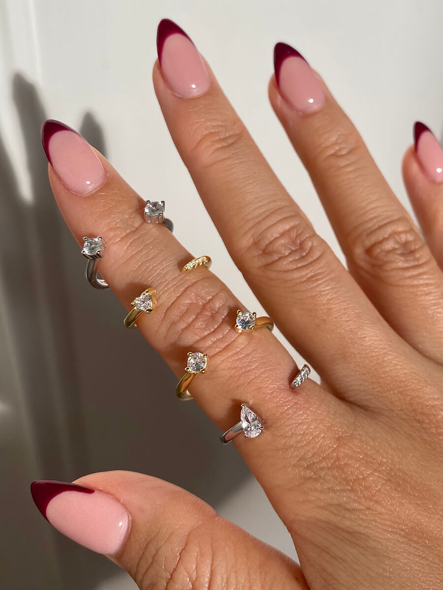 Celyssa Dainty Heart Open Ring