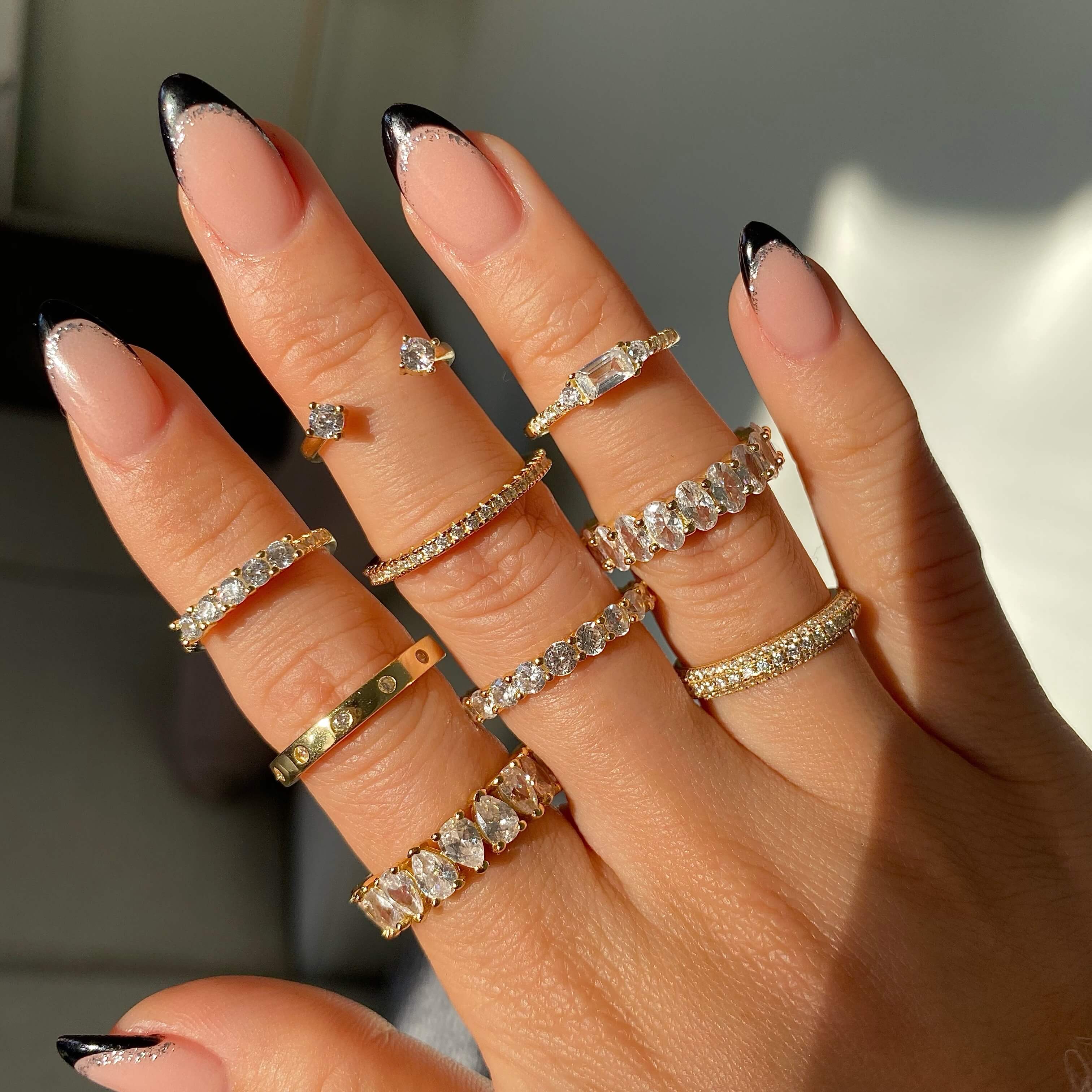 Celyssa Crystal Air Open Ring