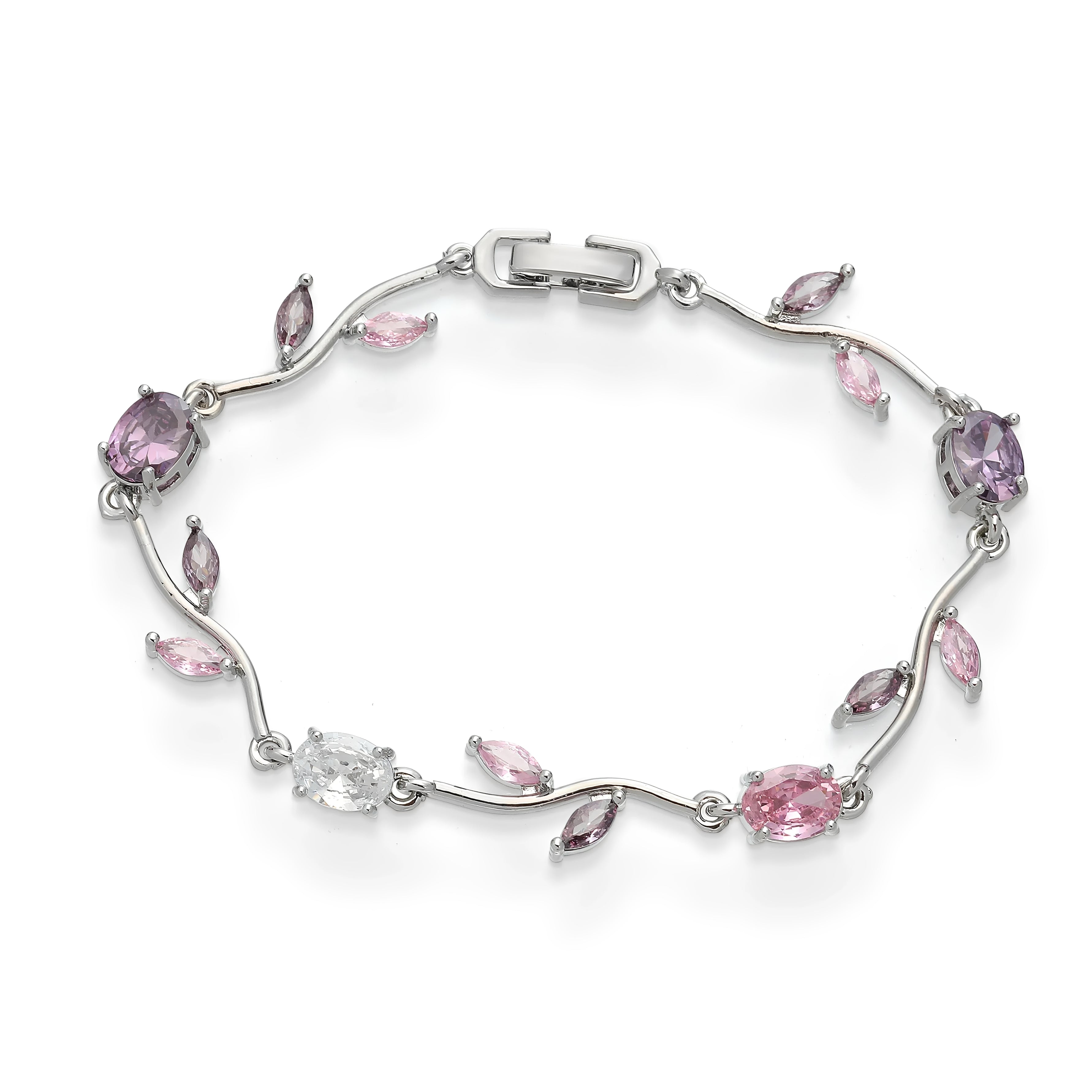Celyssa Ottilie Vine Multicoloured Flower Bracelet