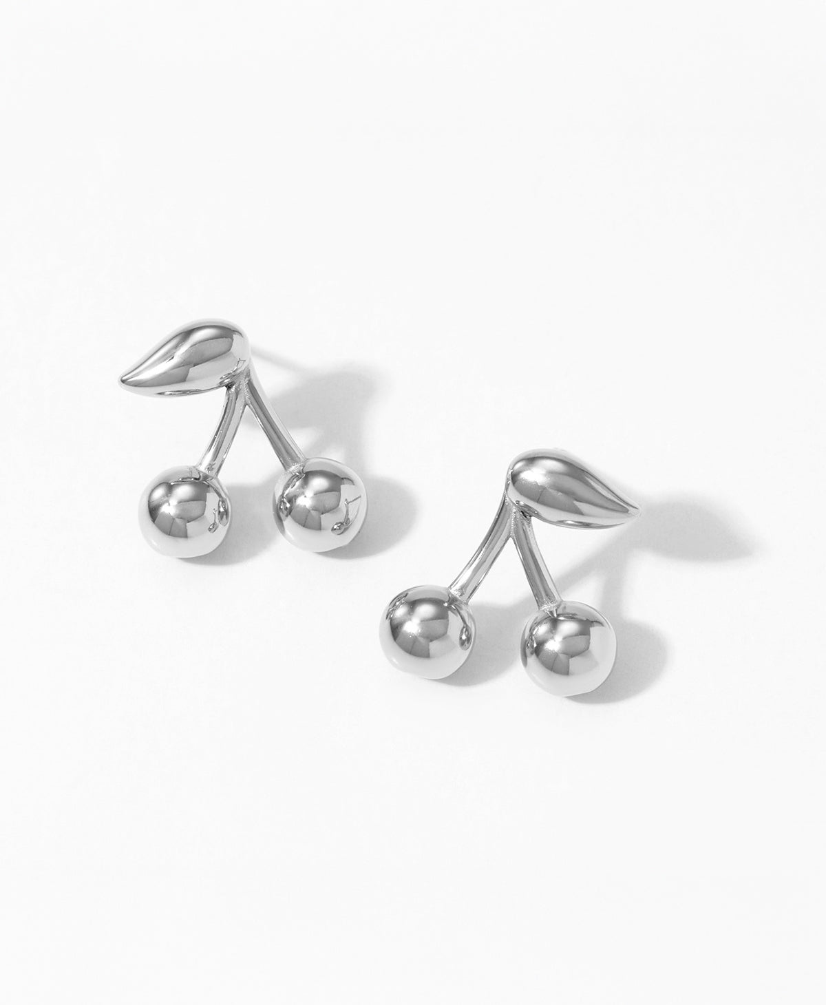 Celyssa Cherry Crystal Stud Earrings