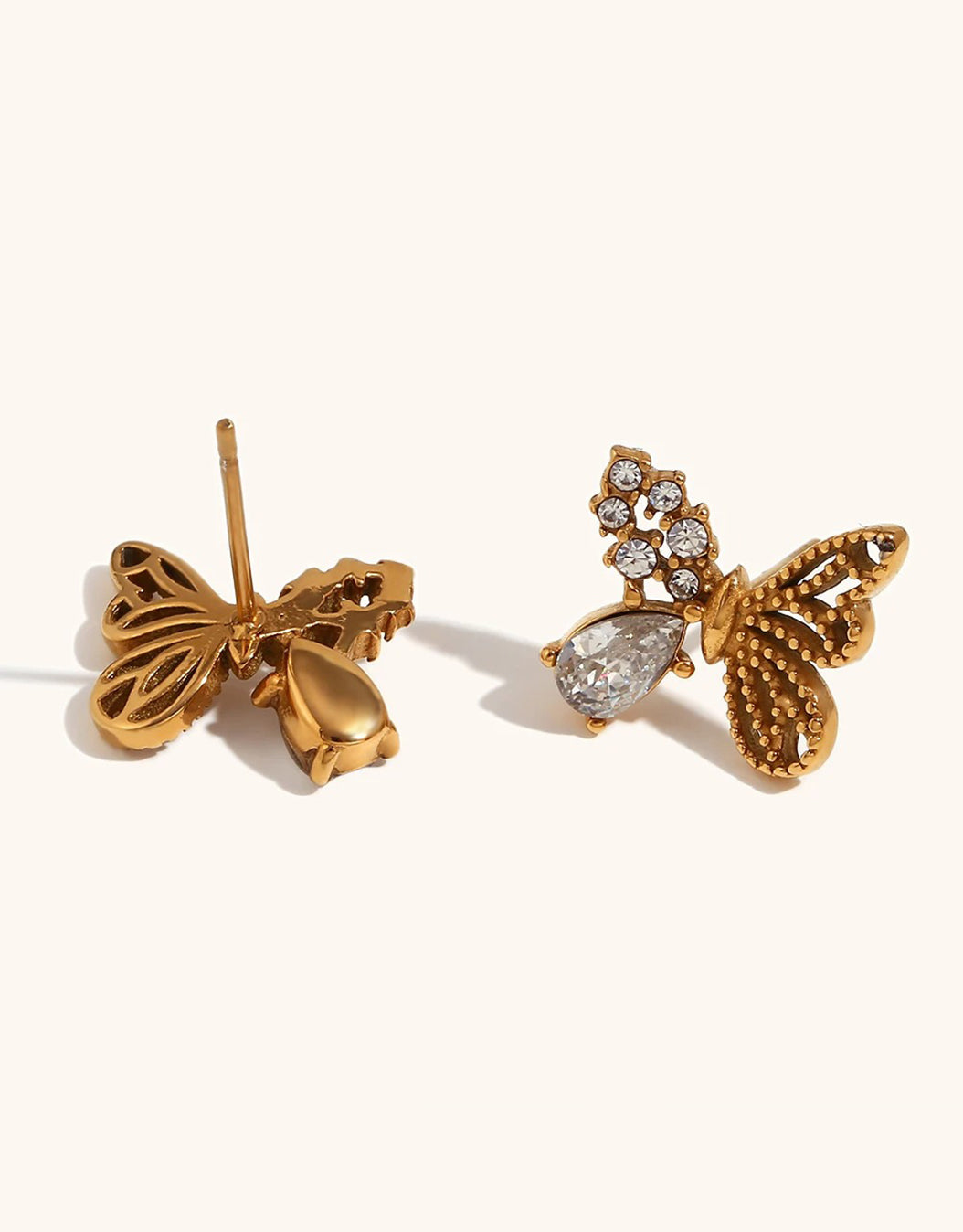 Celyssa Wings of Grace Butterfly Studs Earrings