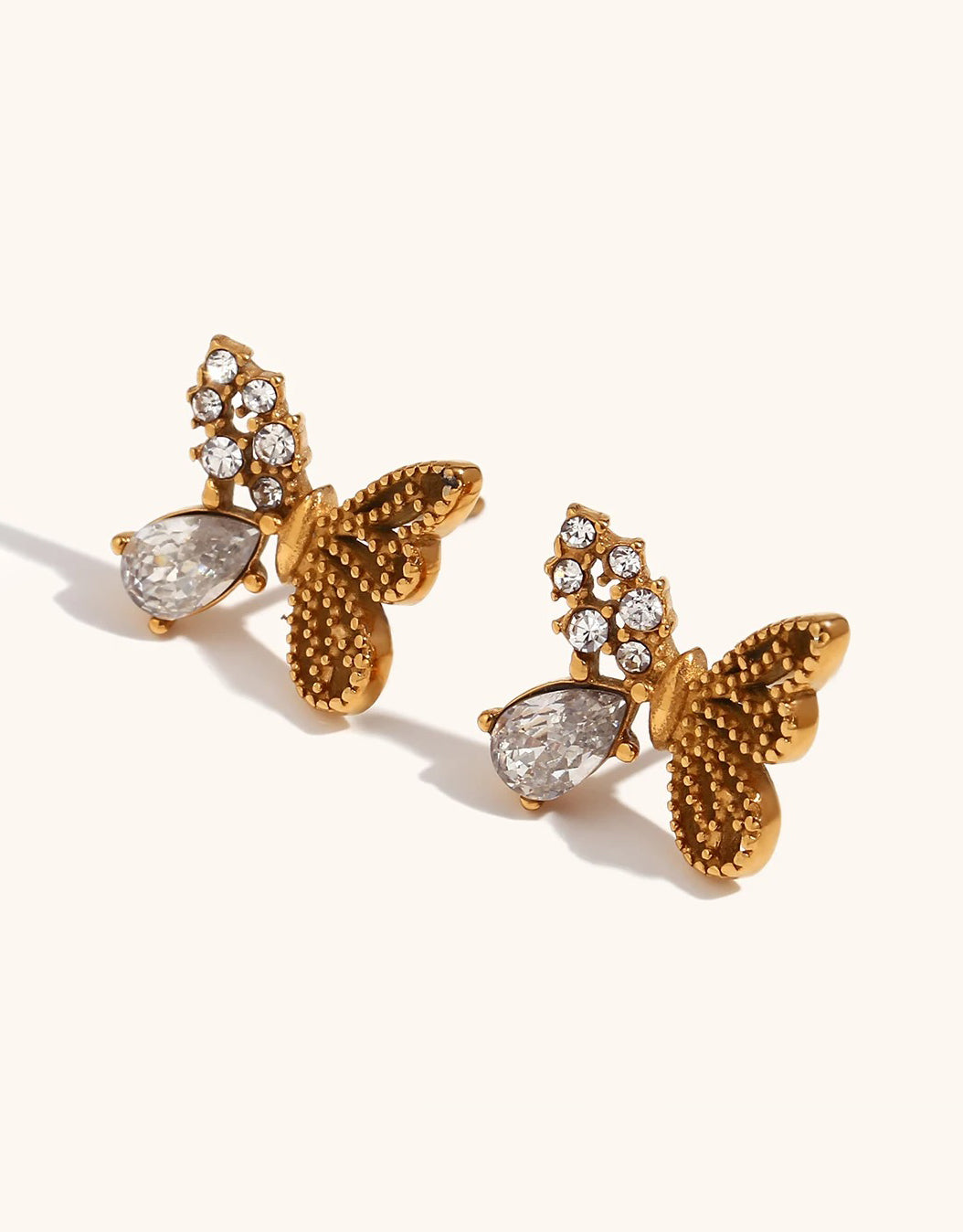 Celyssa Wings of Grace Butterfly Studs Earrings