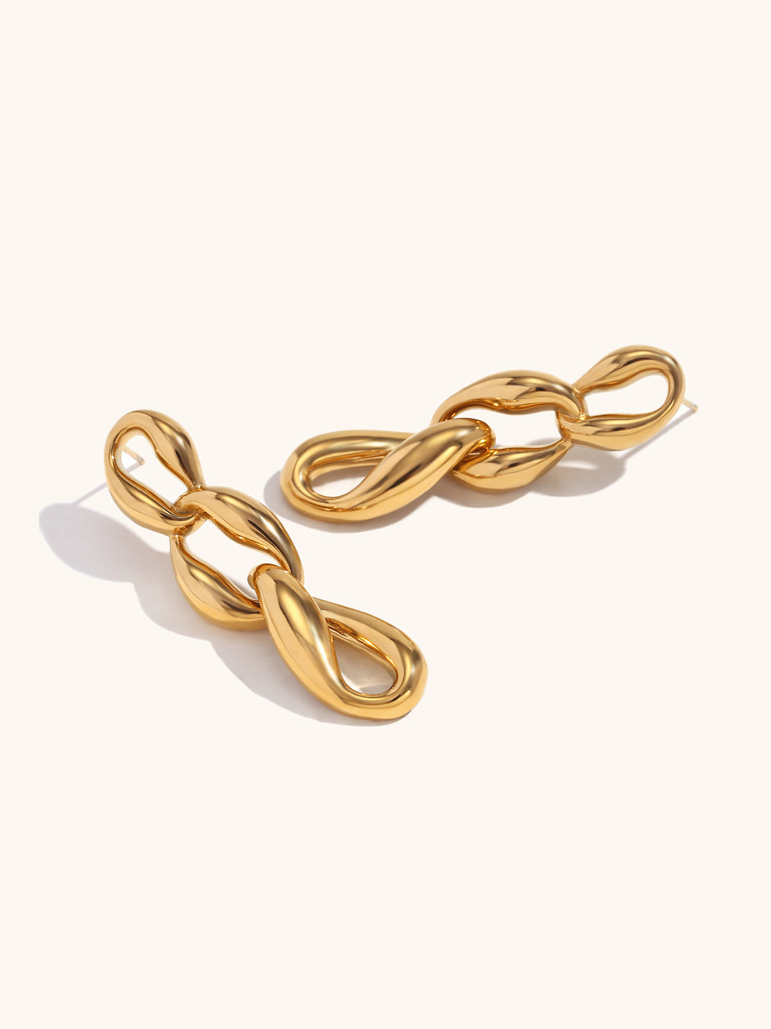 Celyssa Fluidity Chain Drop Earrings