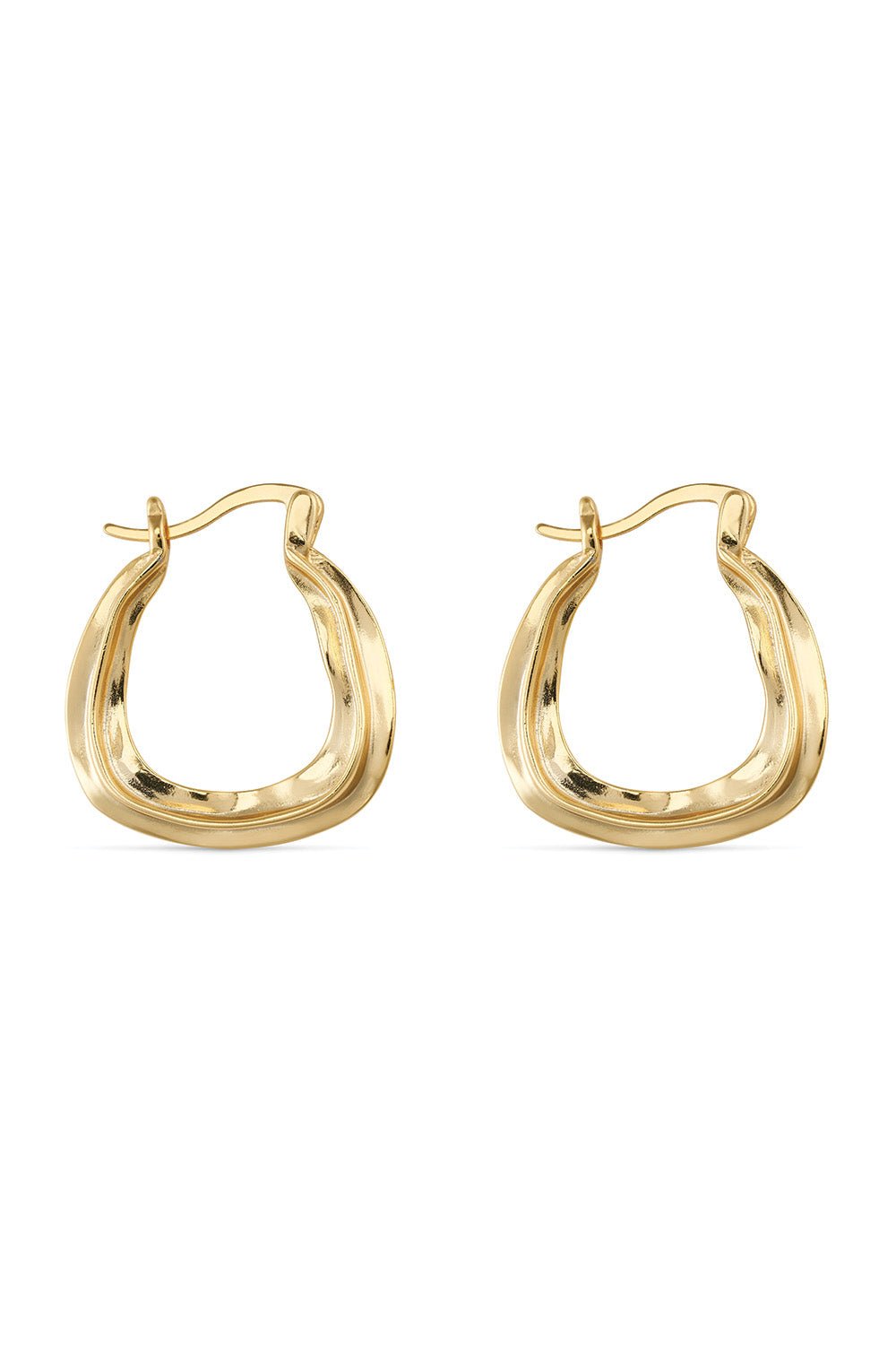 Celyssa Chunky Oval Hoop Earrings