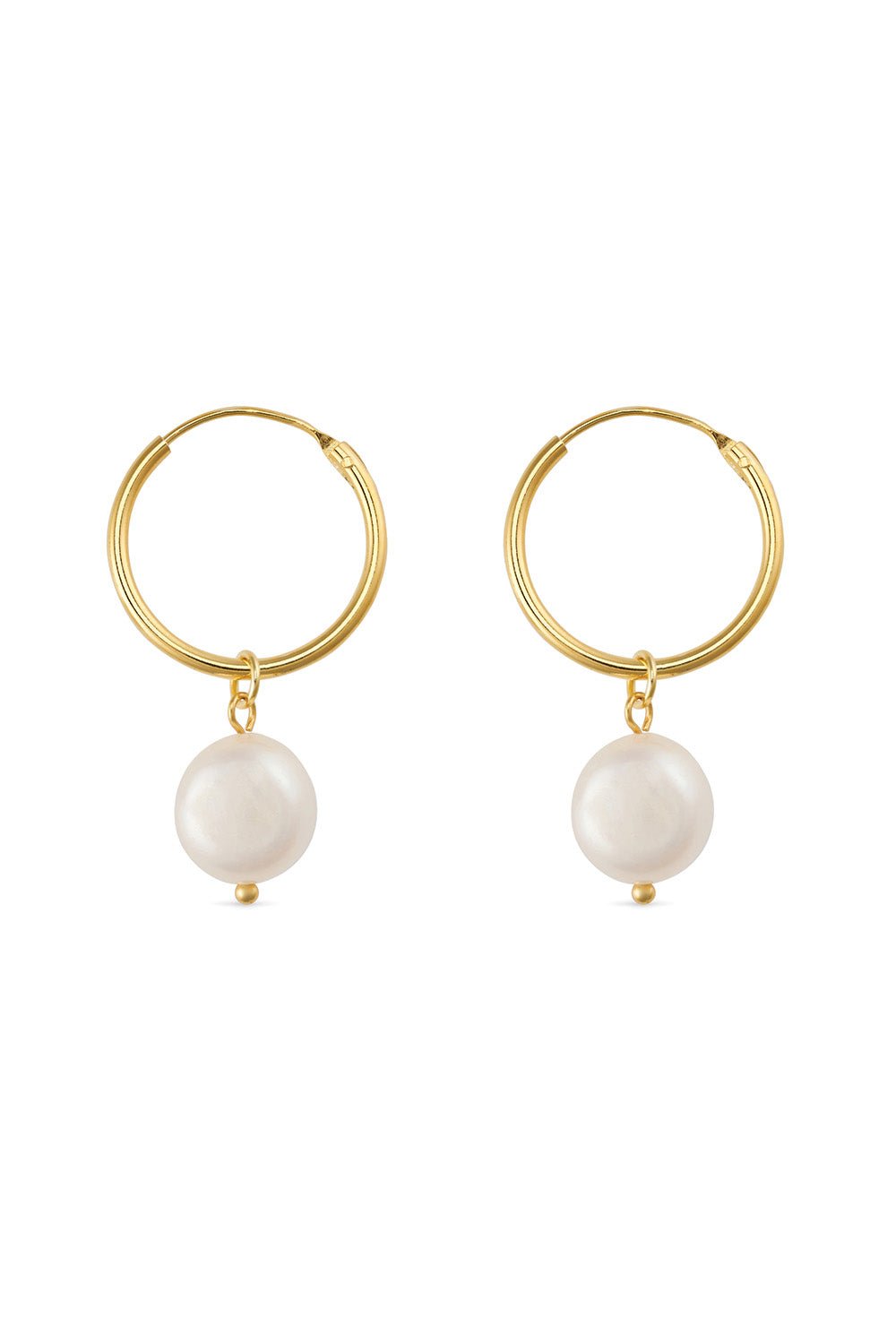 Celyssa Freshwater Pearl Hoop Earrings