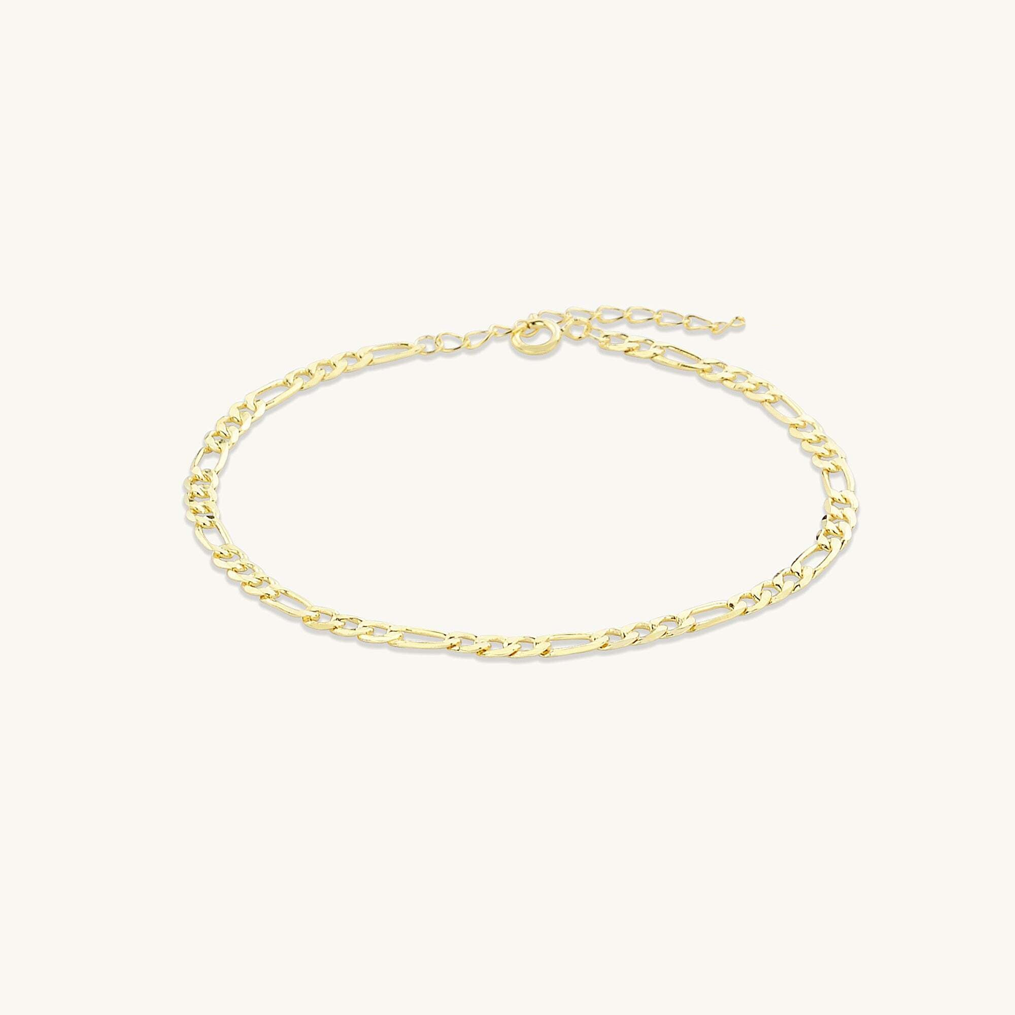Celyssa Classic Figaro Chain Bracelet