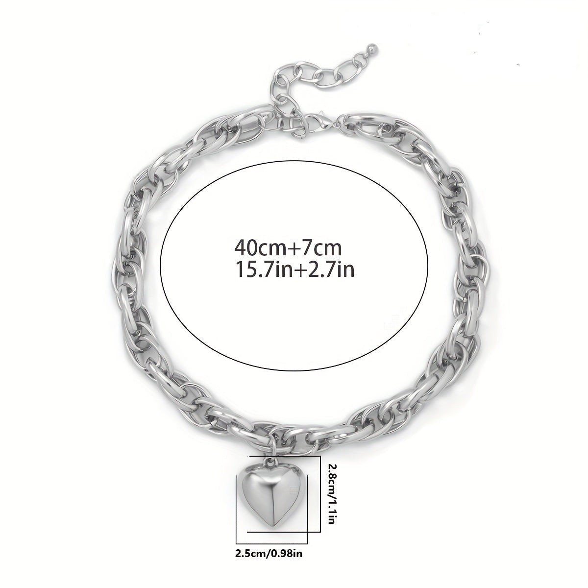 Celyssa Aliyah Heart Pendant Necklace