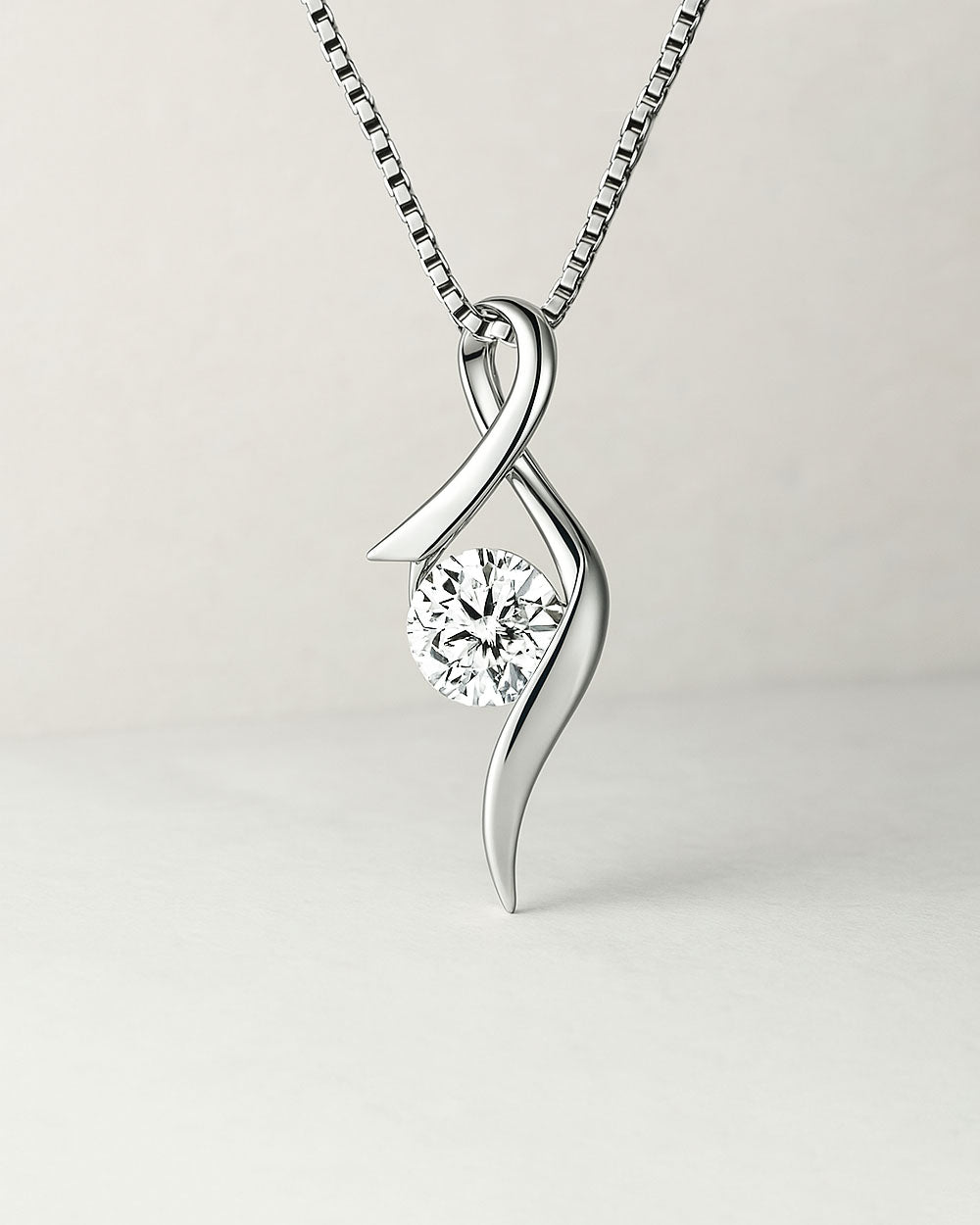 Celyssa Cubic Zirconia Solitaire Pendant Necklace