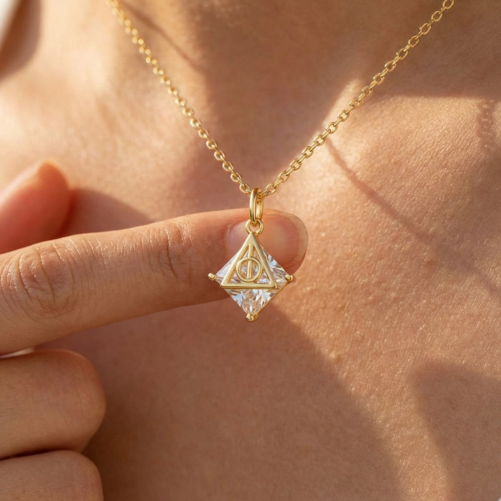 Celyssa Geometric Symbol Pendant Necklace