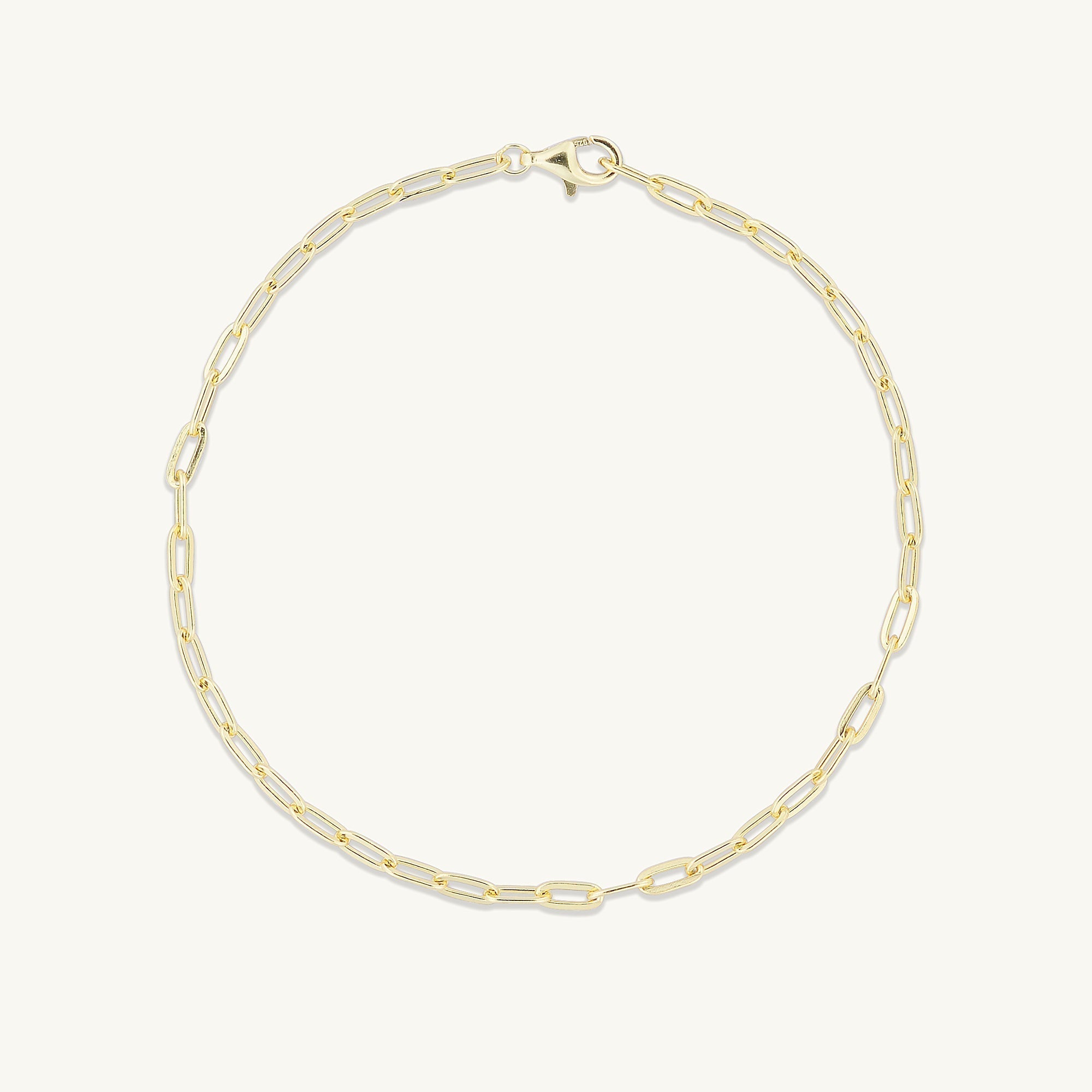 Celyssa Link Chain Stacking Bracelet in 18K Gold Vermeil
