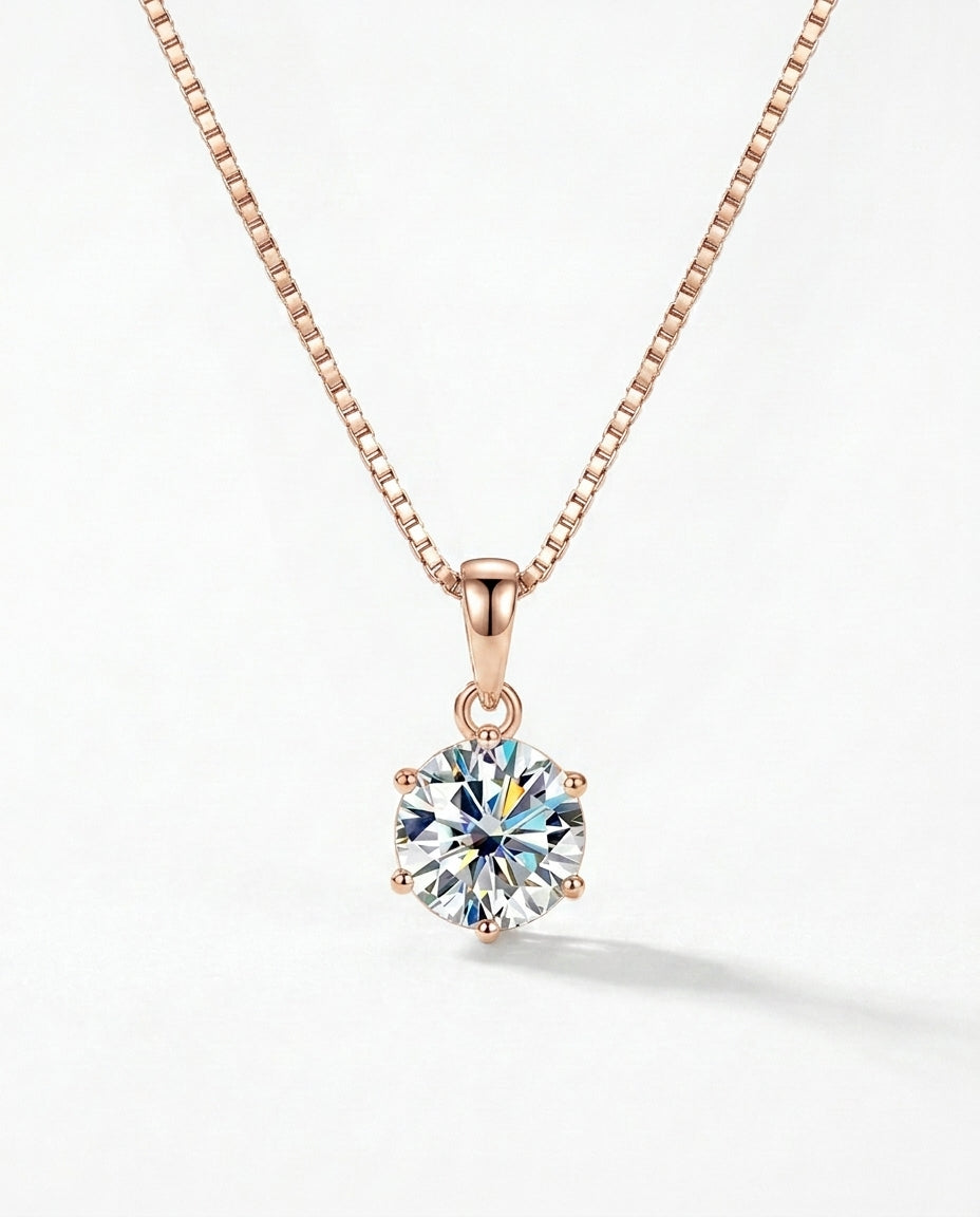 Celyssa Moissanite Pendant Necklace