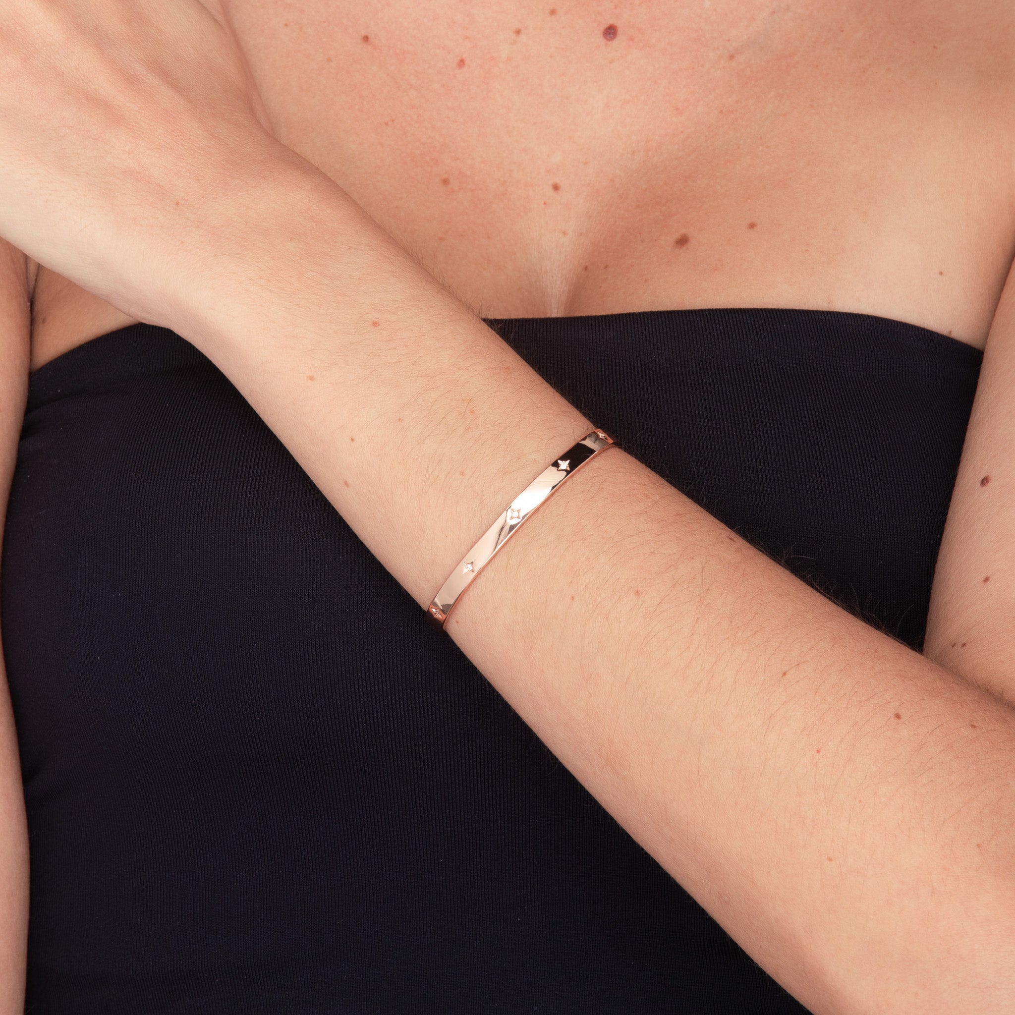 Celyssa North Star Bangle Bracelet