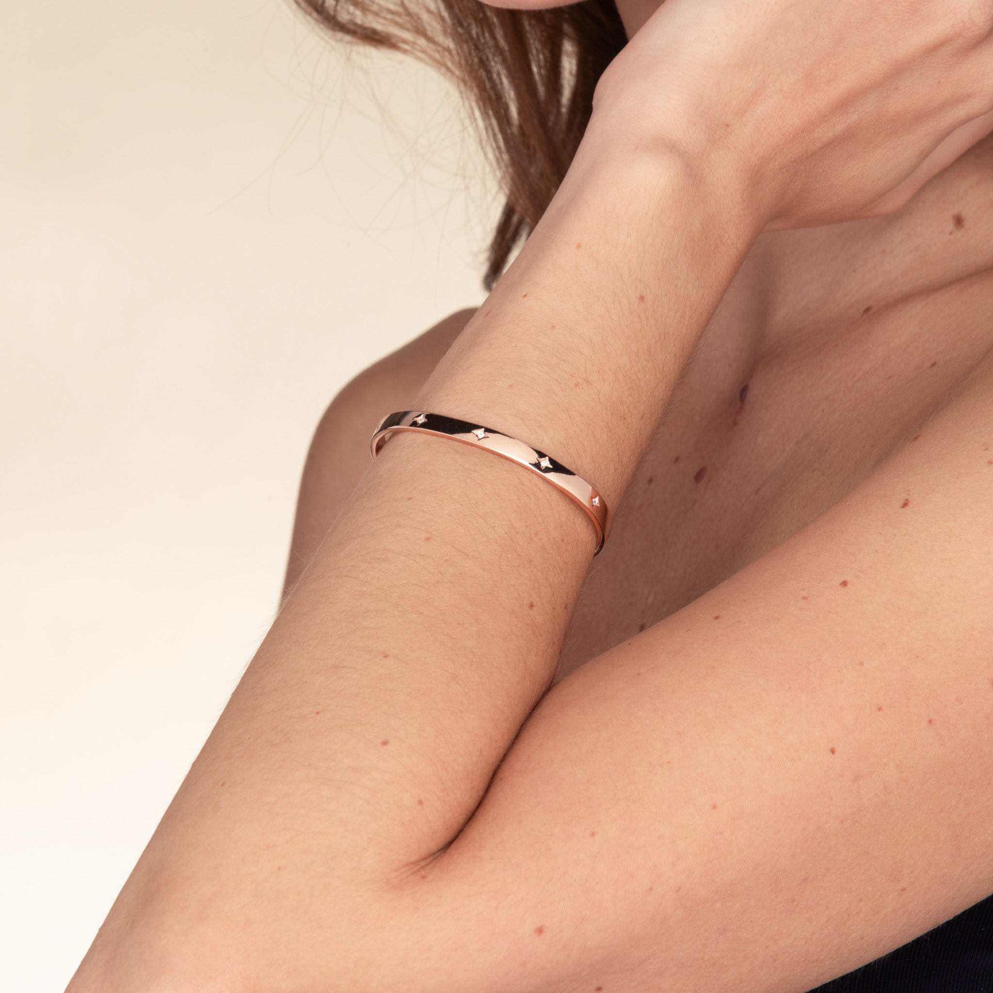 Celyssa North Star Bangle Bracelet