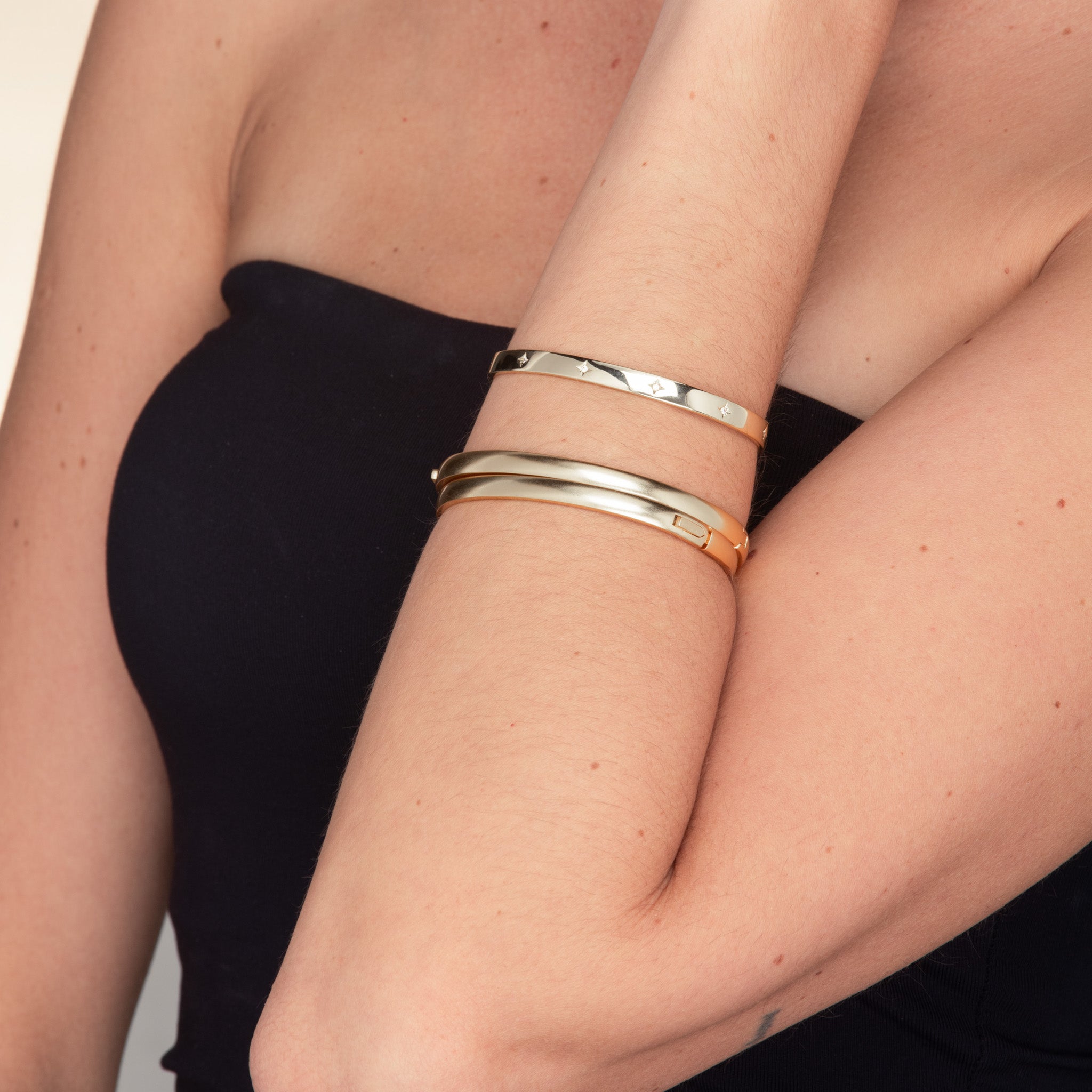 Celyssa North Star Bangle Bracelet