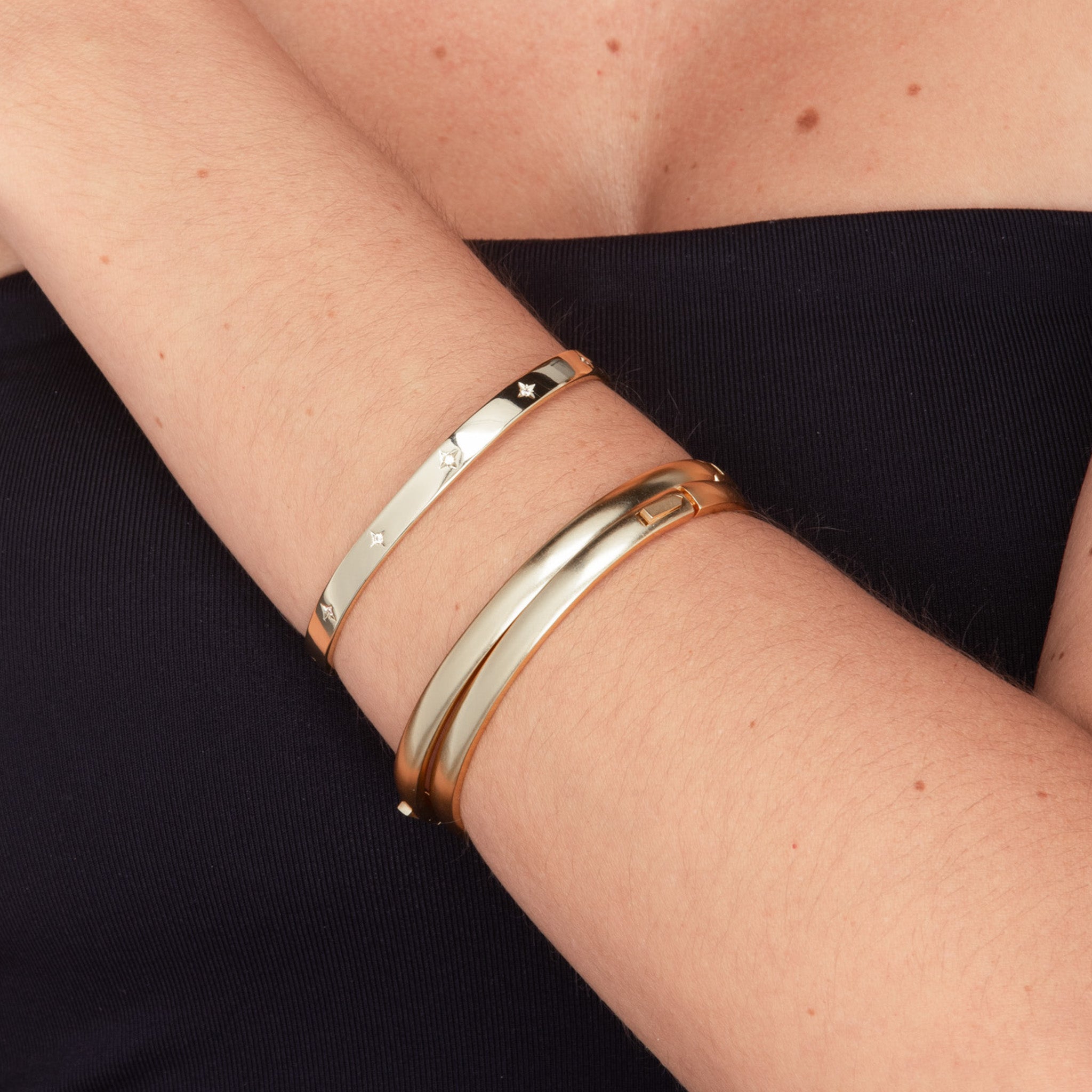 Celyssa North Star Bangle Bracelet