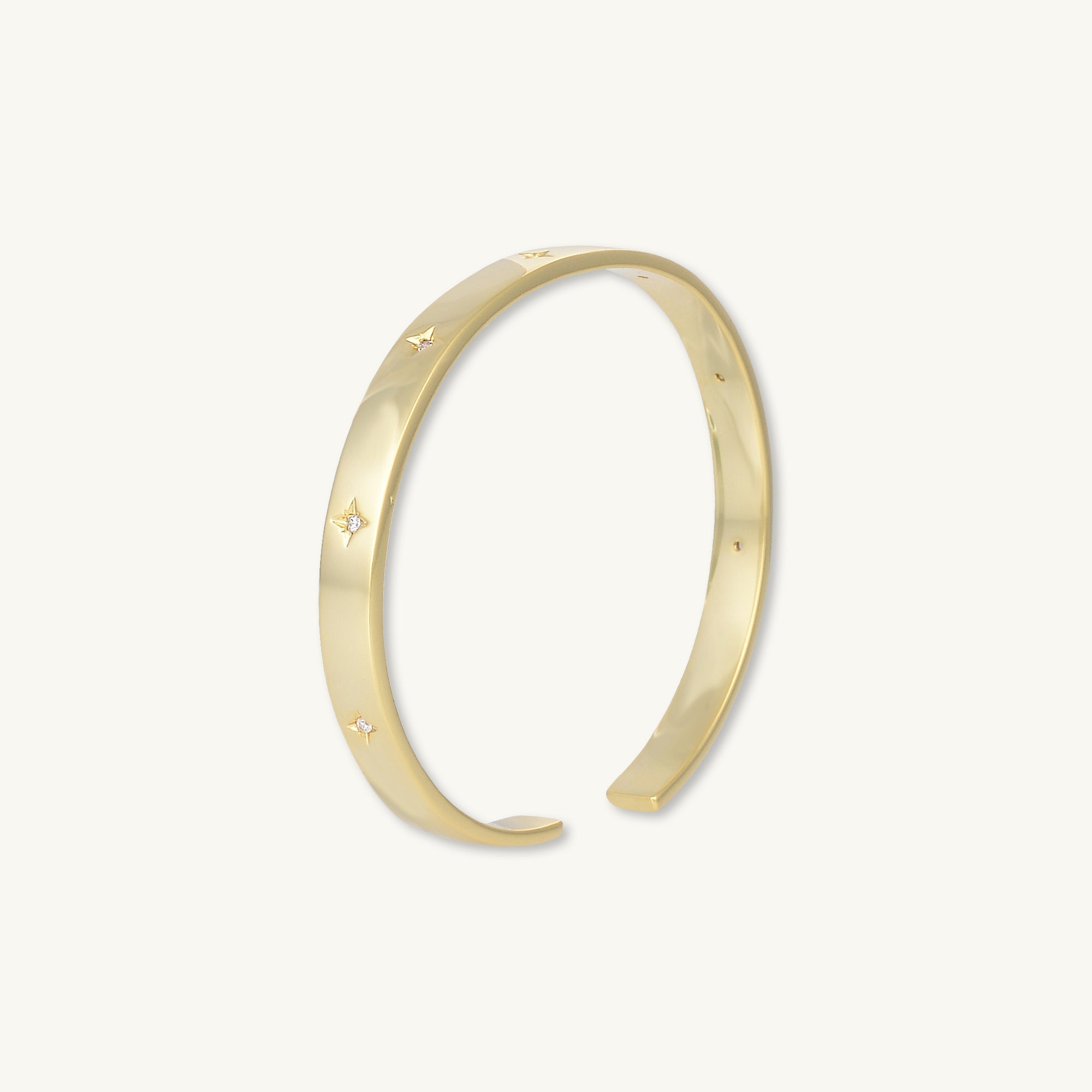 Celyssa North Star Bangle Bracelet