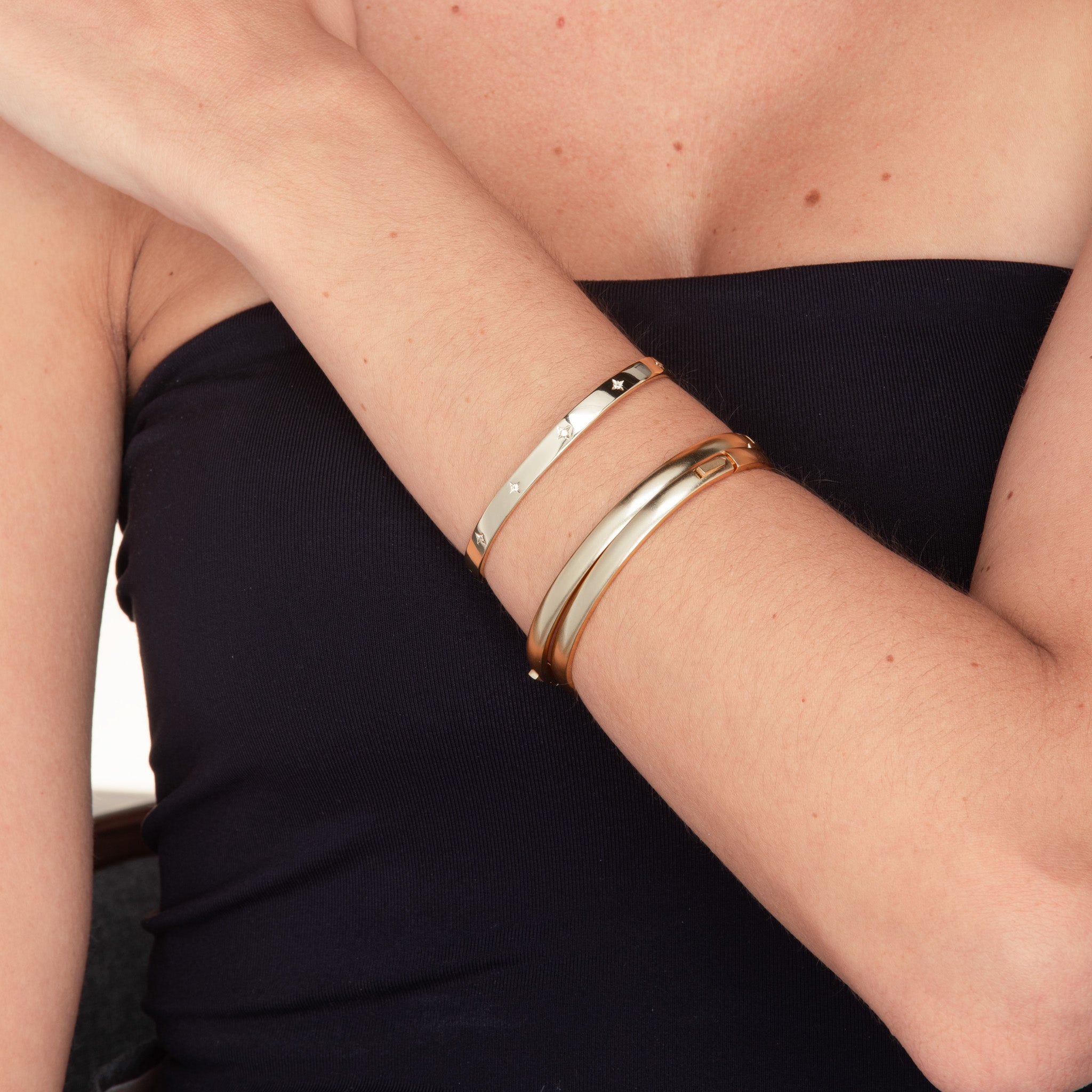 Celyssa North Star Bangle Bracelet